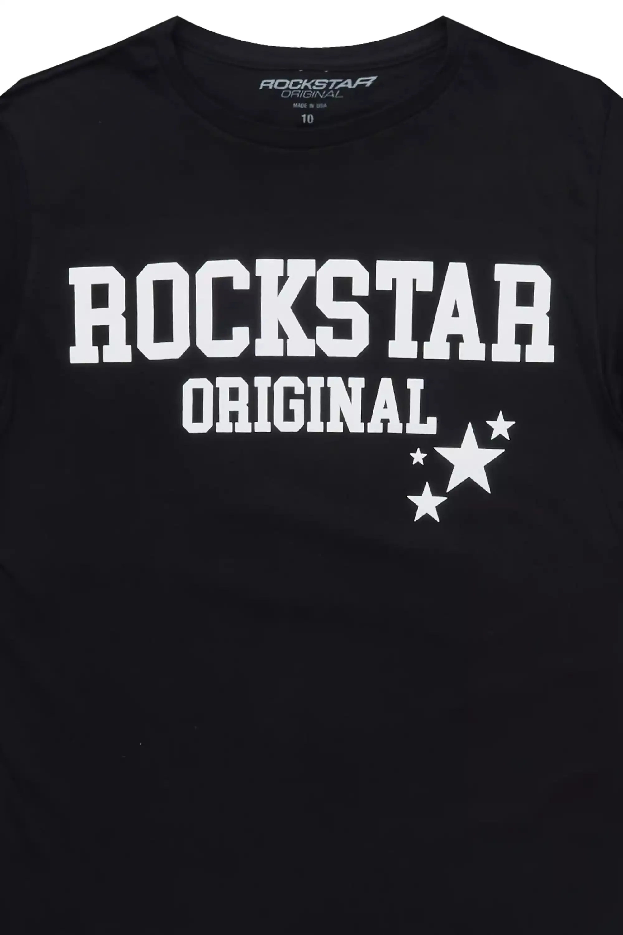 Boys Pluton Black/White Graphic T-Shirt sold by Rockstar Original product image thumbnail 2