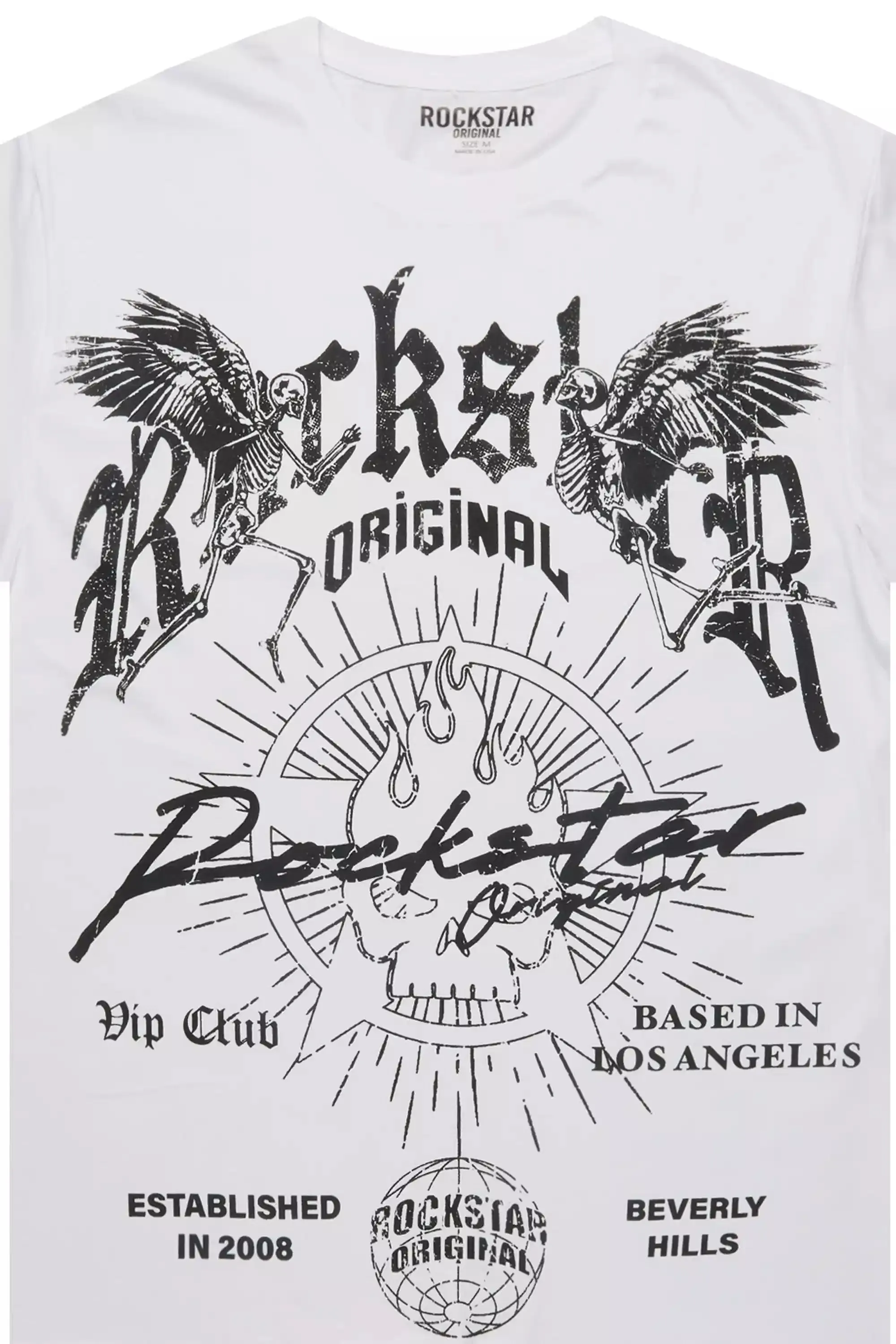 Tally White Graphic T-Shirt sold by Rockstar Original product image thumbnail 2