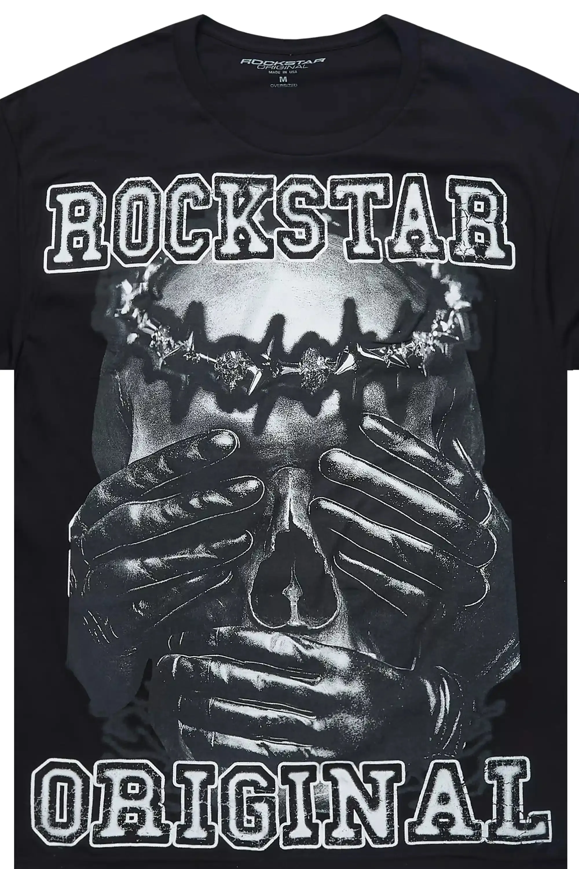 Eden Black Oversized Graphic T-Shirt sold by Rockstar Original product image thumbnail 2