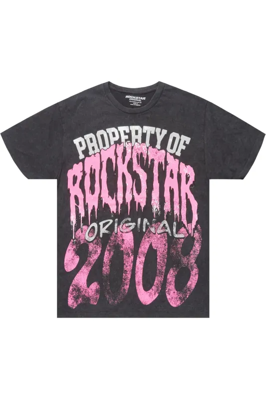 Cashena Black Oversized T-Shirt sold by Rockstar Original