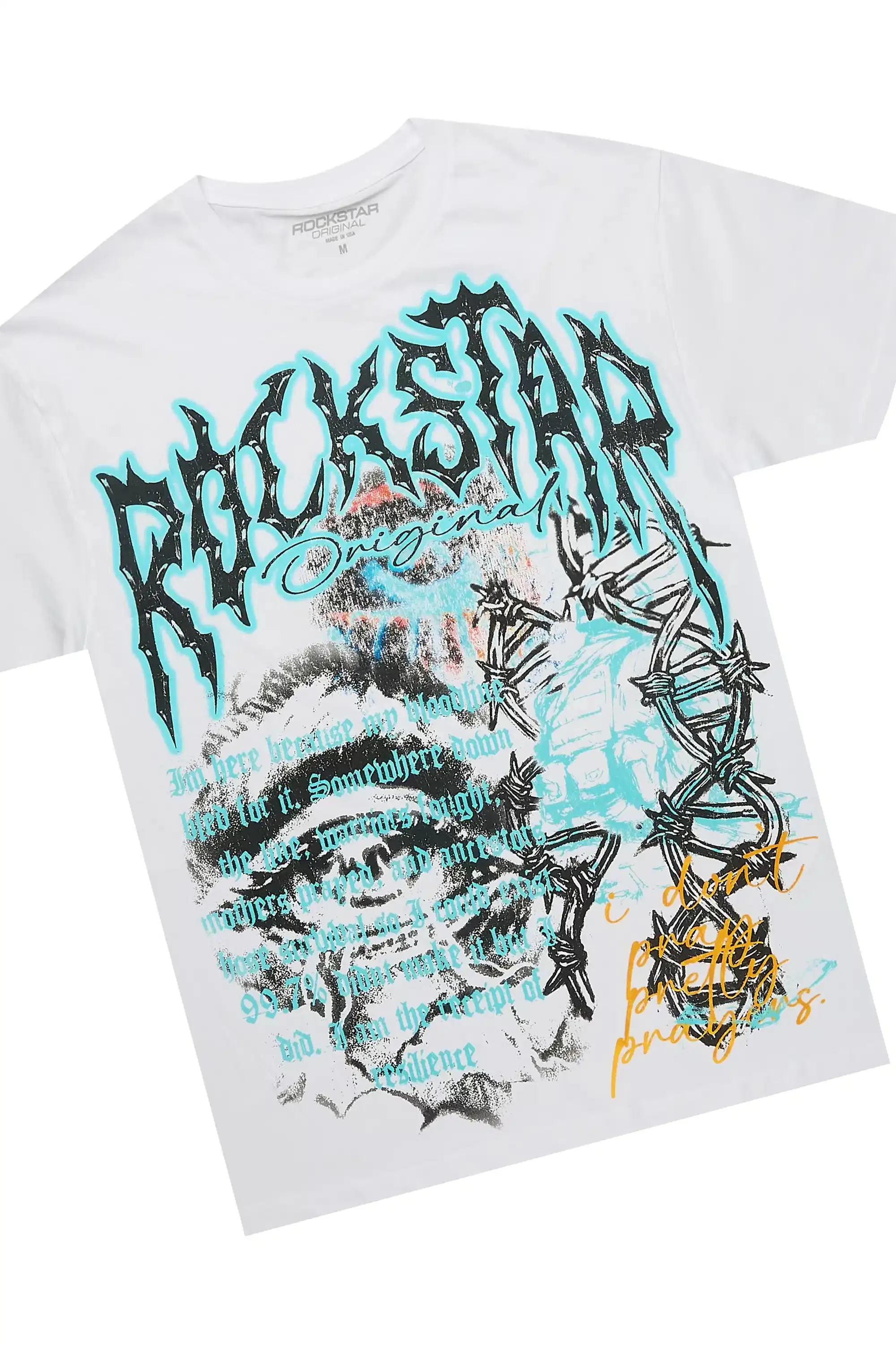 Terrina White Tee & Toniesha Light Wash Jean Set sold by Rockstar Original product image thumbnail 2