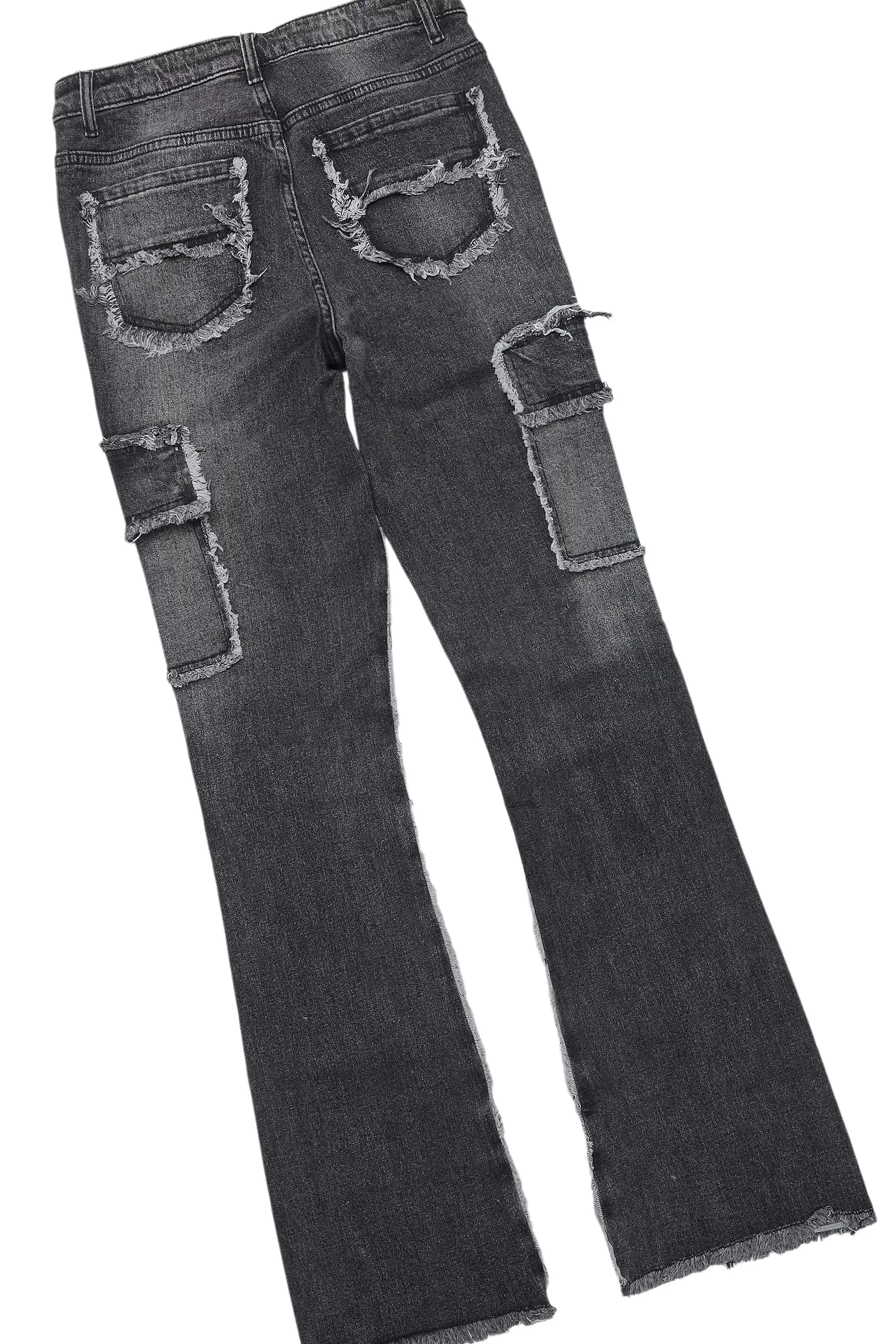 Trinia Black Tee & Keshia Dark Grey Jean Set sold by Rockstar Original product image thumbnail 4