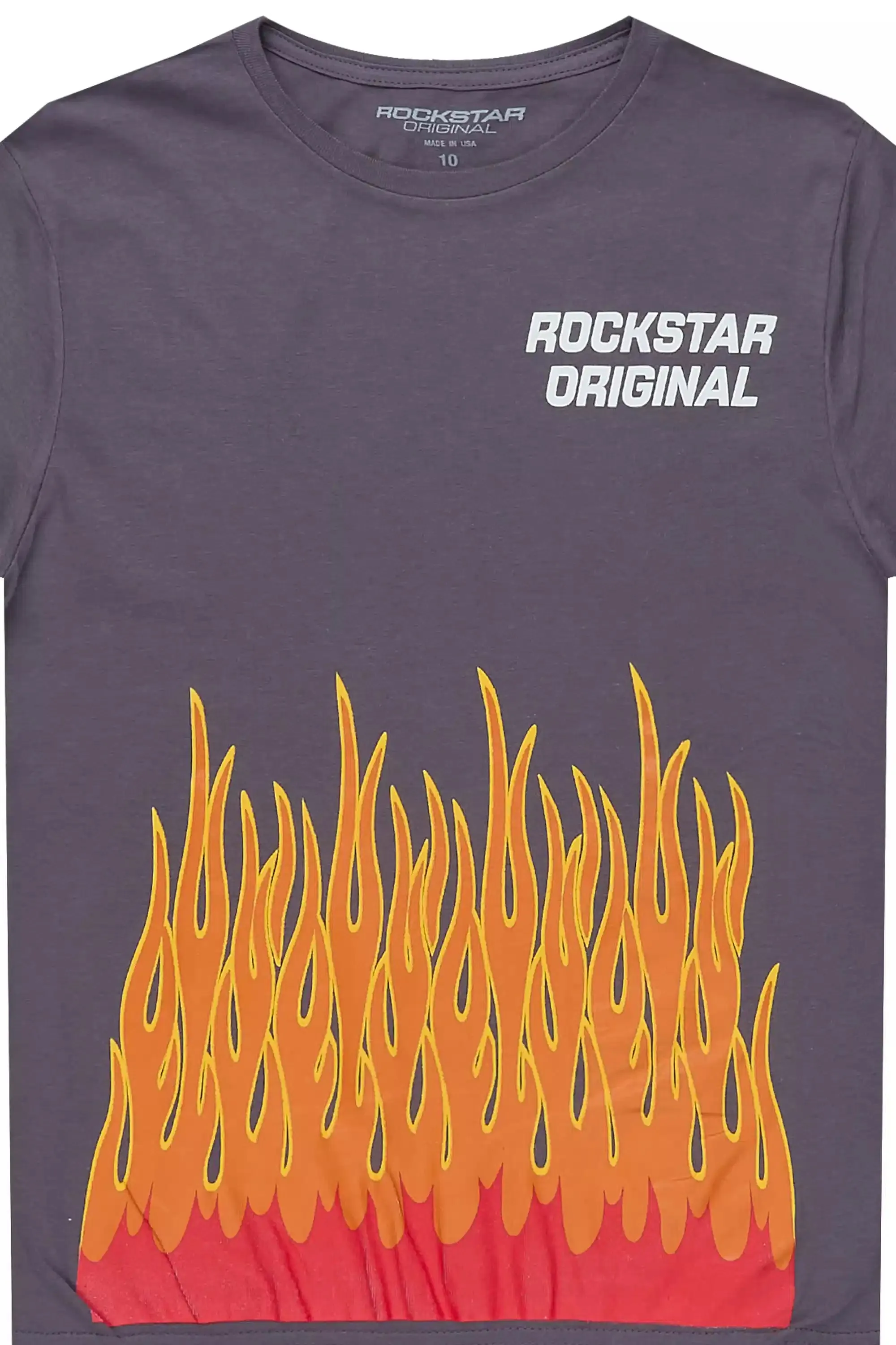 Boys Roeland Denim Blue Graphic T-Shirt sold by Rockstar Original product image thumbnail 2