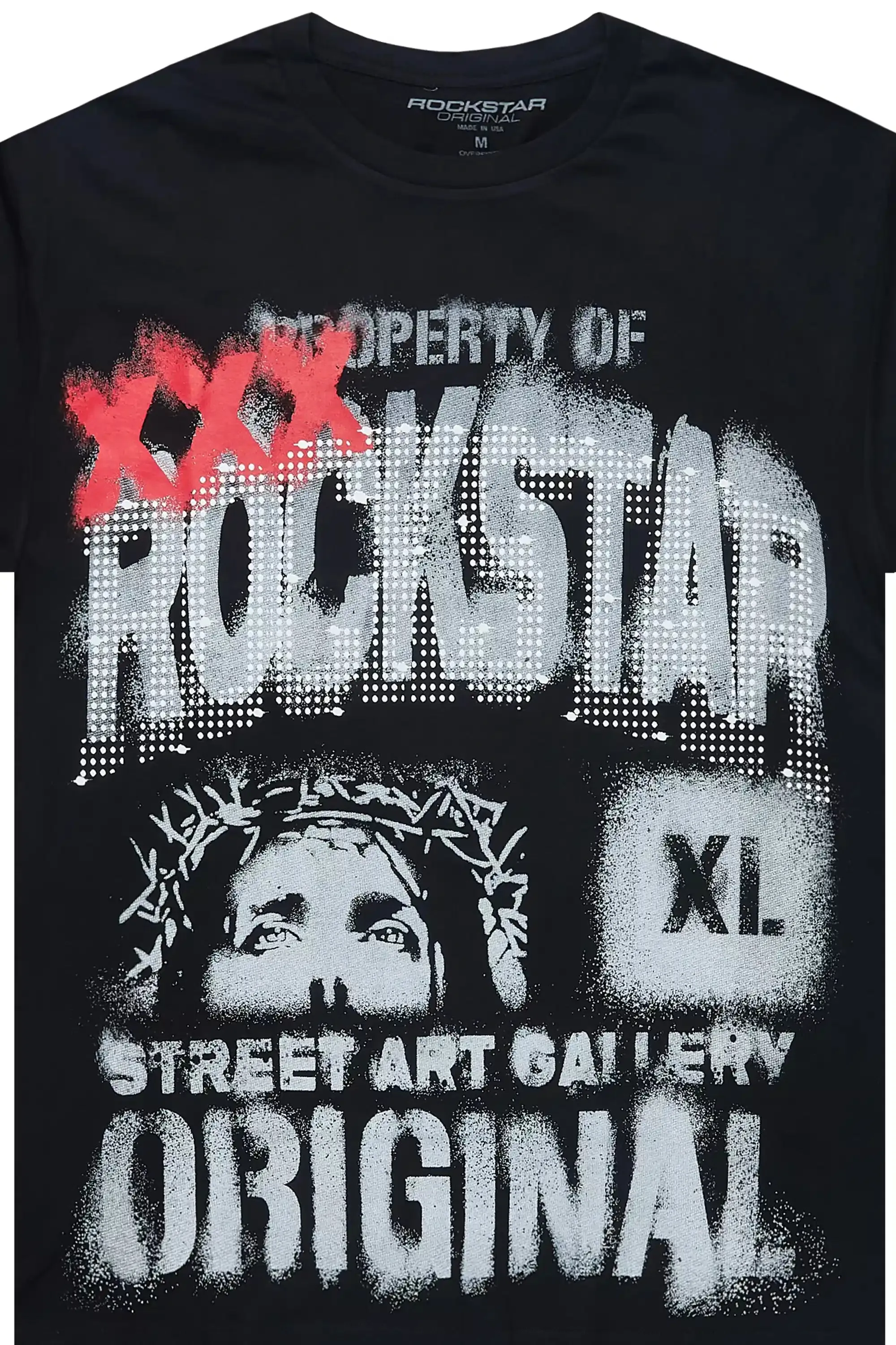 Kyo Black Oversized Graphic T-Shirt sold by Rockstar Original product image thumbnail 2