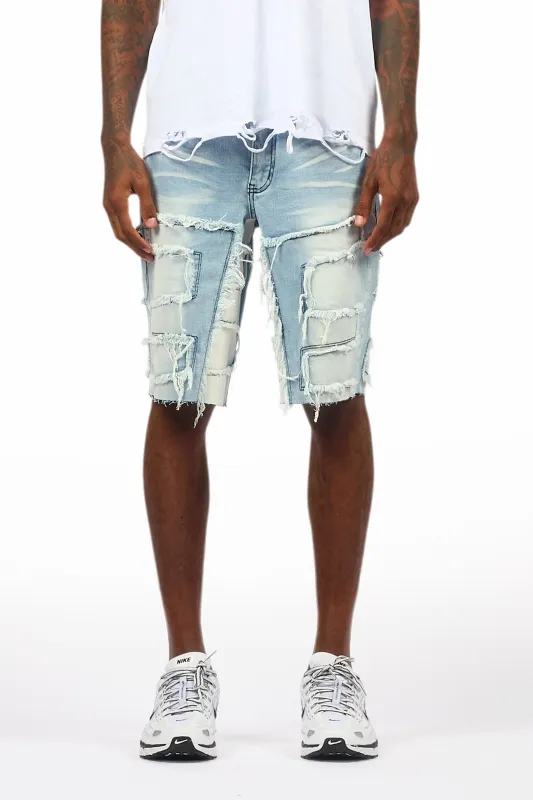 Shake Blue Denim Short sold by Rockstar Original