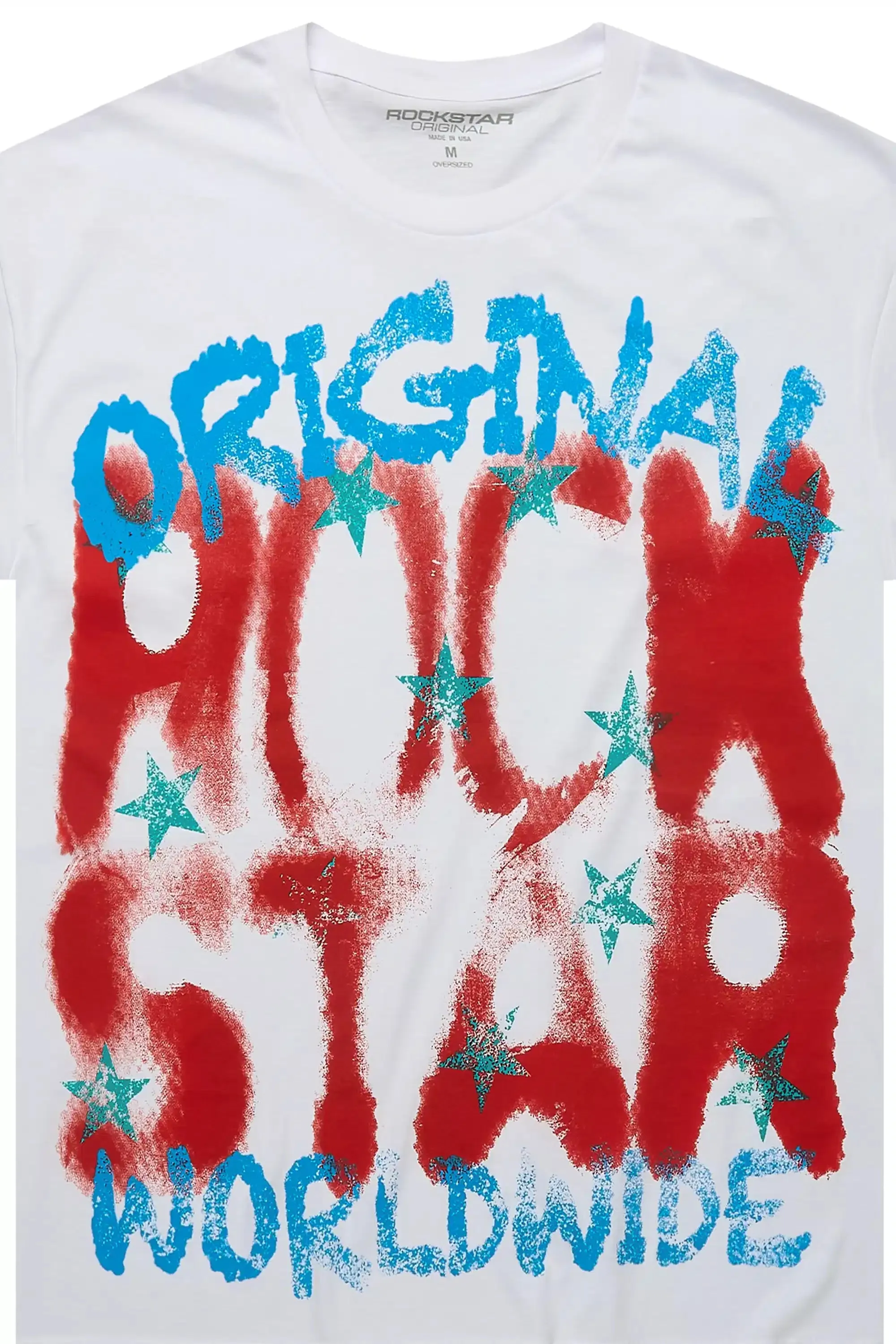 Mistayah White Oversized T-Shirt sold by Rockstar Original product image thumbnail 2