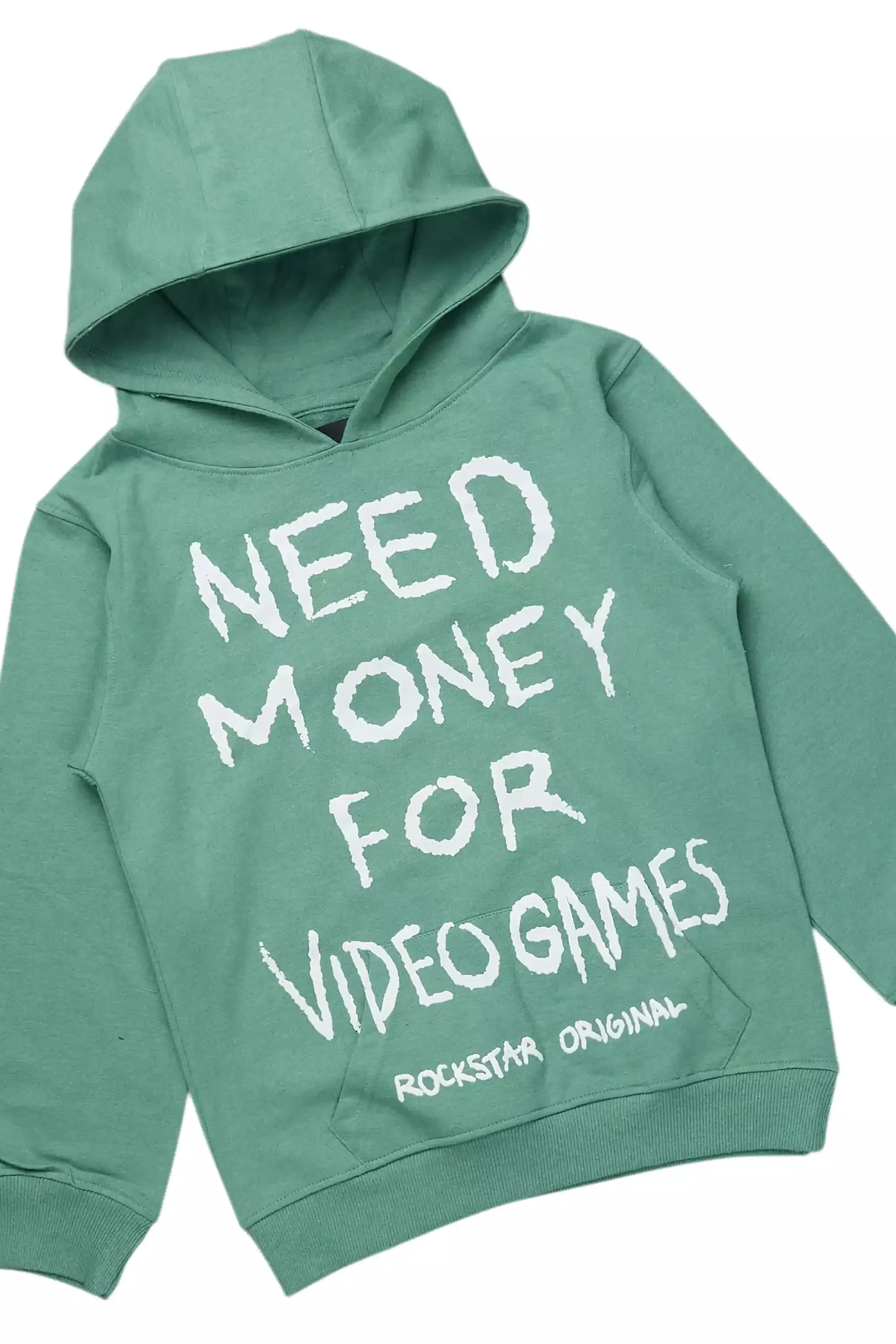 Boys M4 Video Games Sage/White Stacked Flare Track Set sold by Rockstar Original product image thumbnail 2