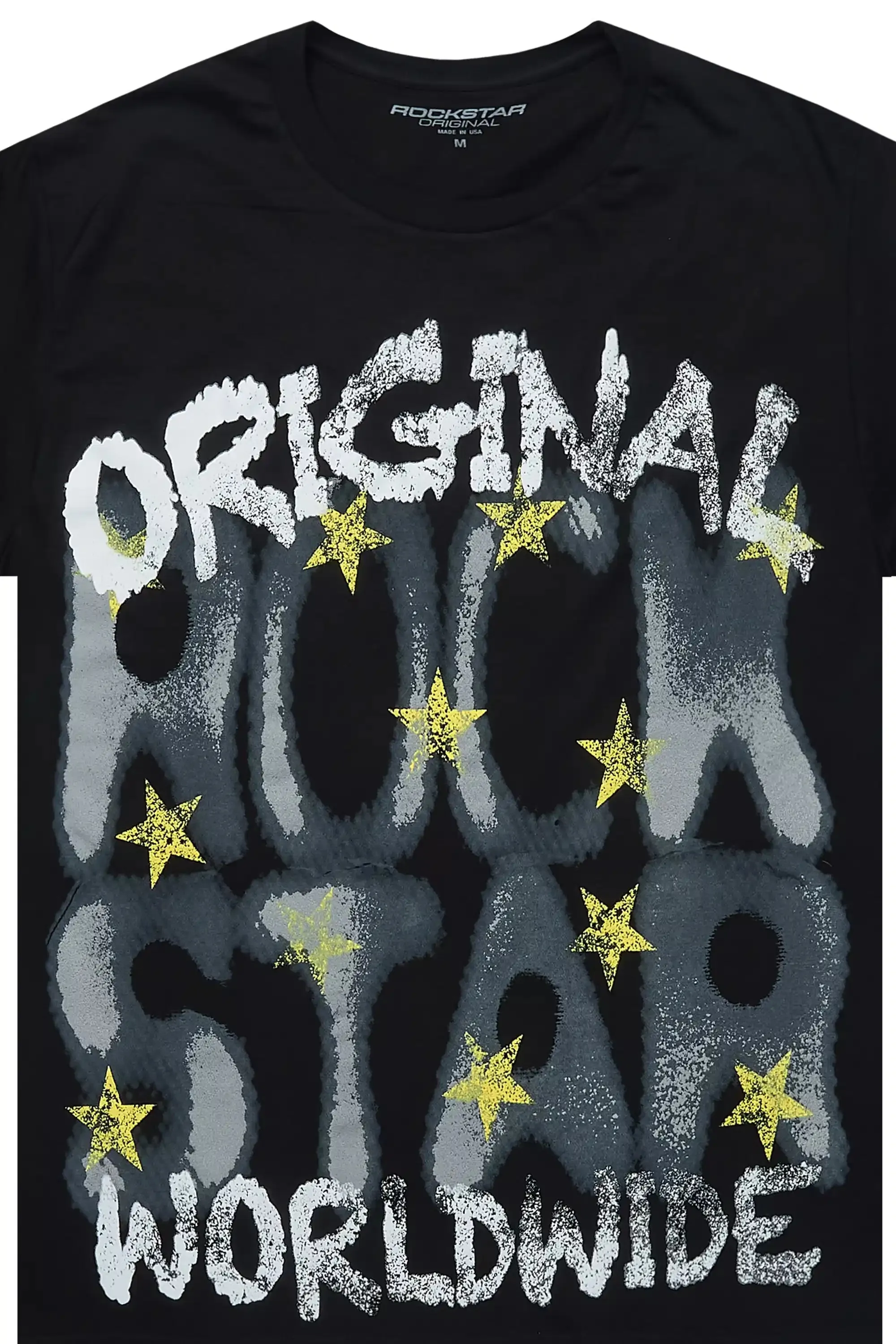 Xaerys Black Oversized Graphic T-Shirt sold by Rockstar Original product image thumbnail 2