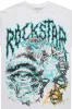 Drai White/Blue Oversized Graphic T-Shirt sold by Rockstar Original