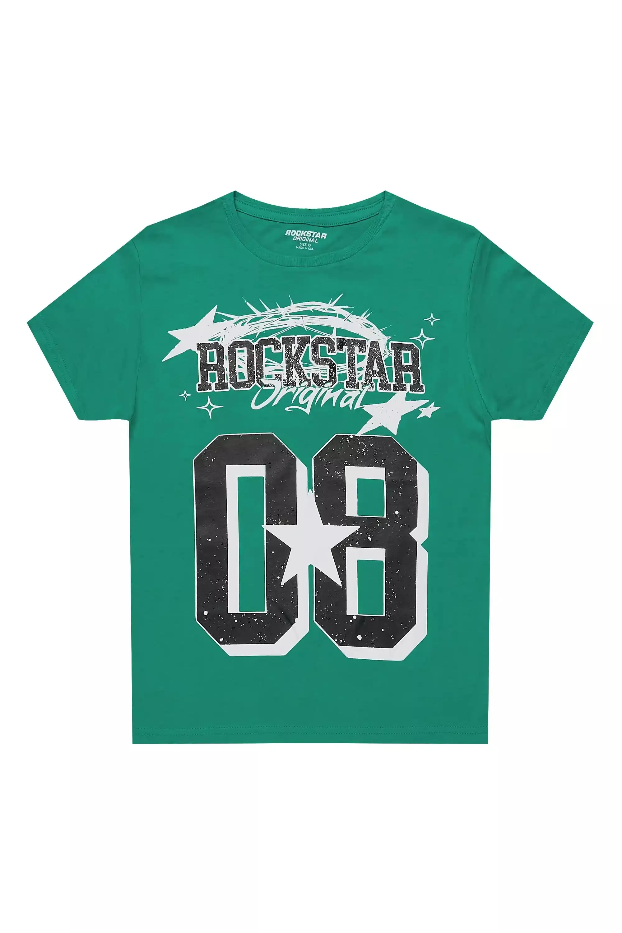 Boys Allstar Green/White Graphic T-Shirt sold by Rockstar Original