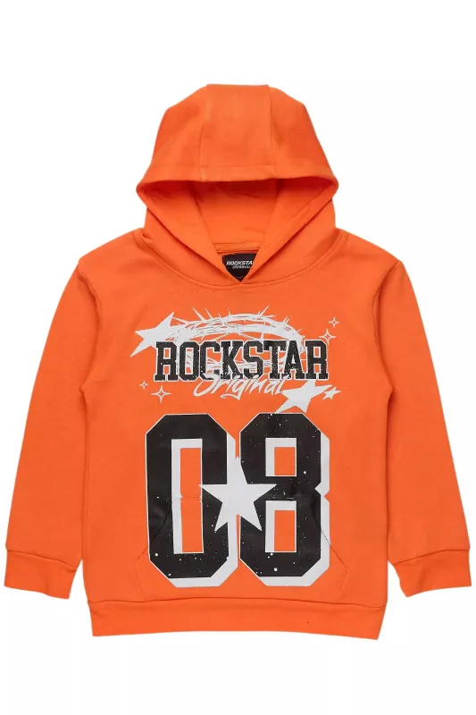 Boys Allstar Orange/Black Graphic Hoodie sold by Rockstar Original