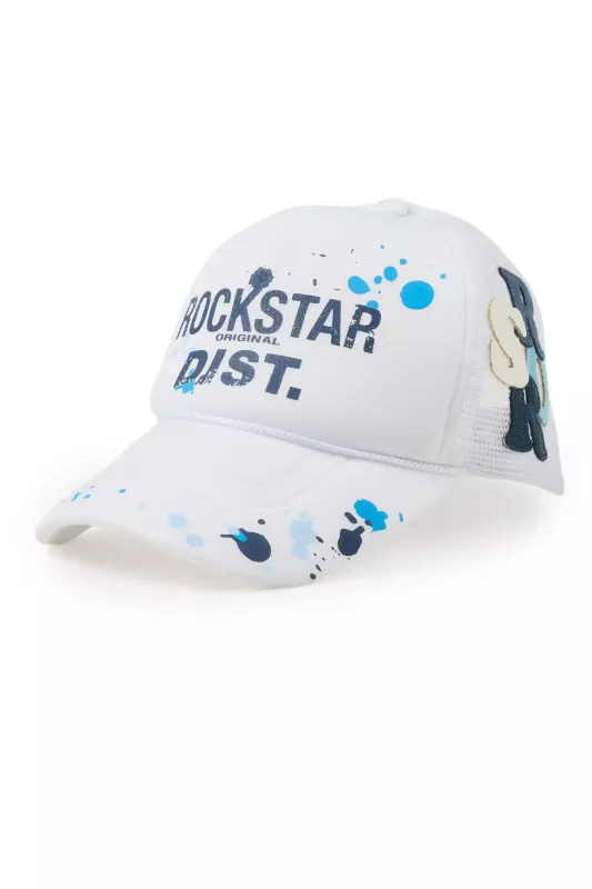 Roselee White Trucker Hat sold by Rockstar Original