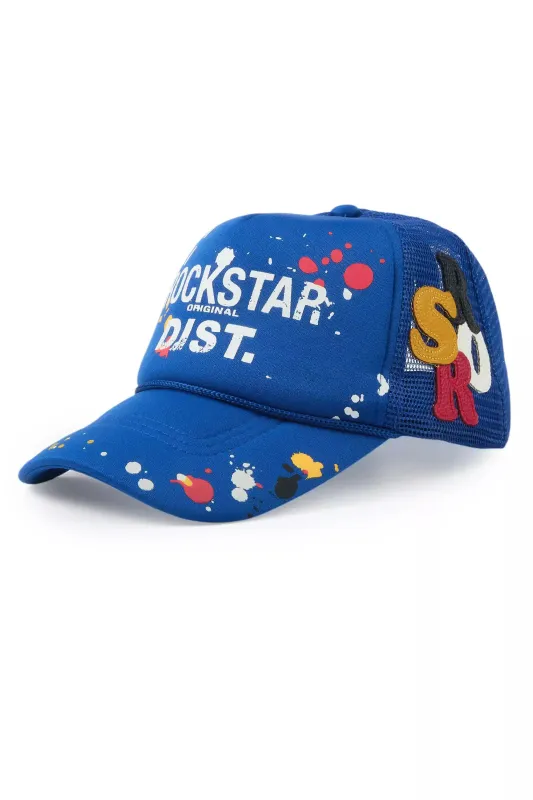 Roselee Royal Blue Trucker Hat sold by Rockstar Original