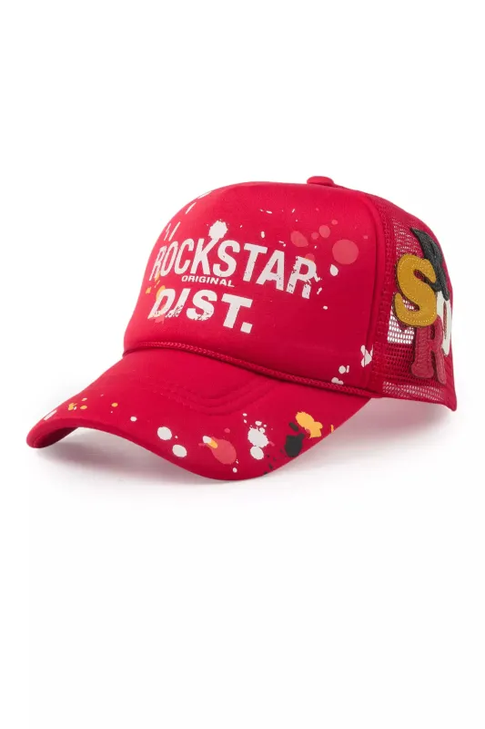 Roselee Red Trucker Hat sold by Rockstar Original