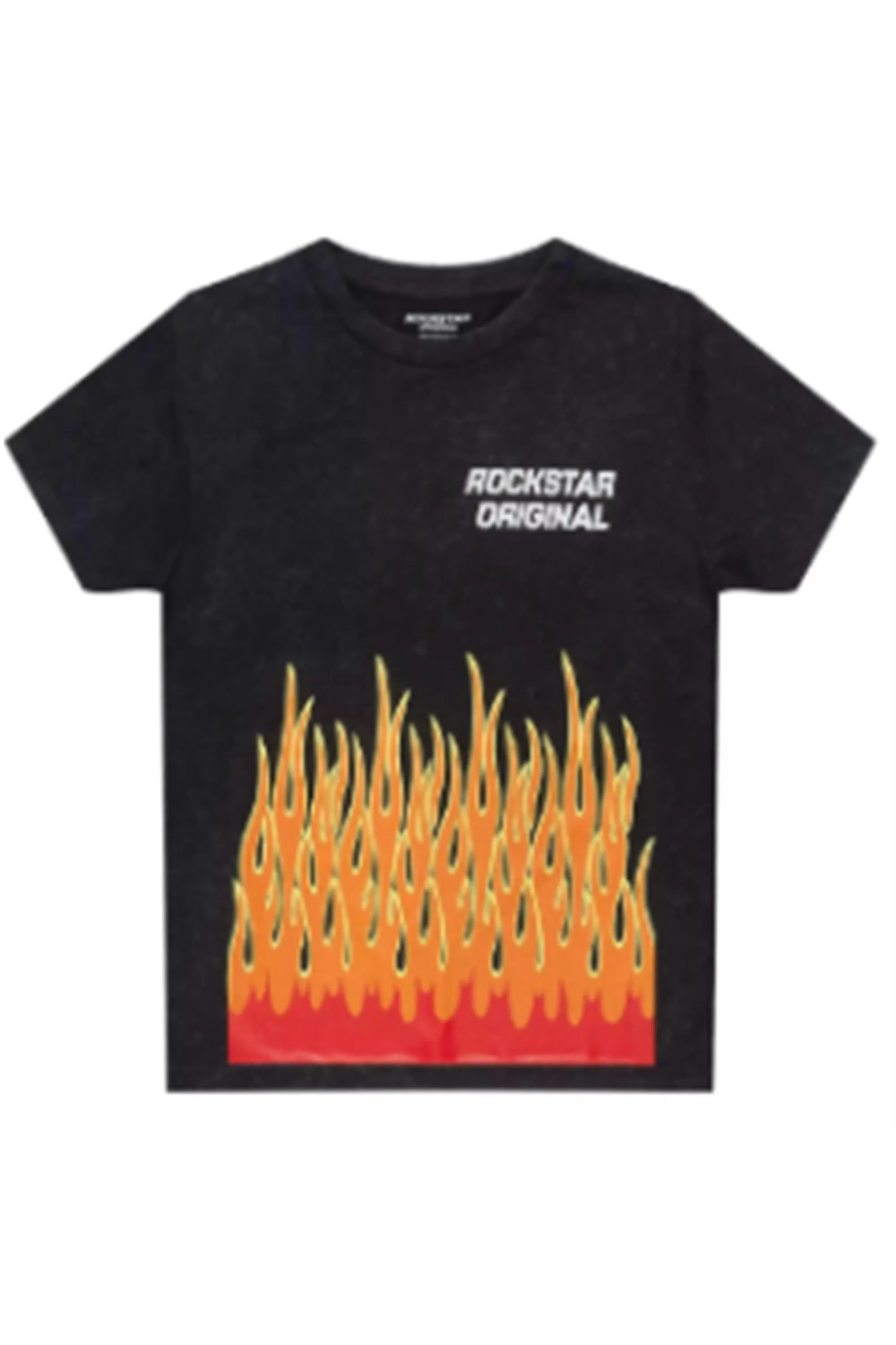 Boys Roeland Black/Red Graphic T-Shirt sold by Rockstar Original