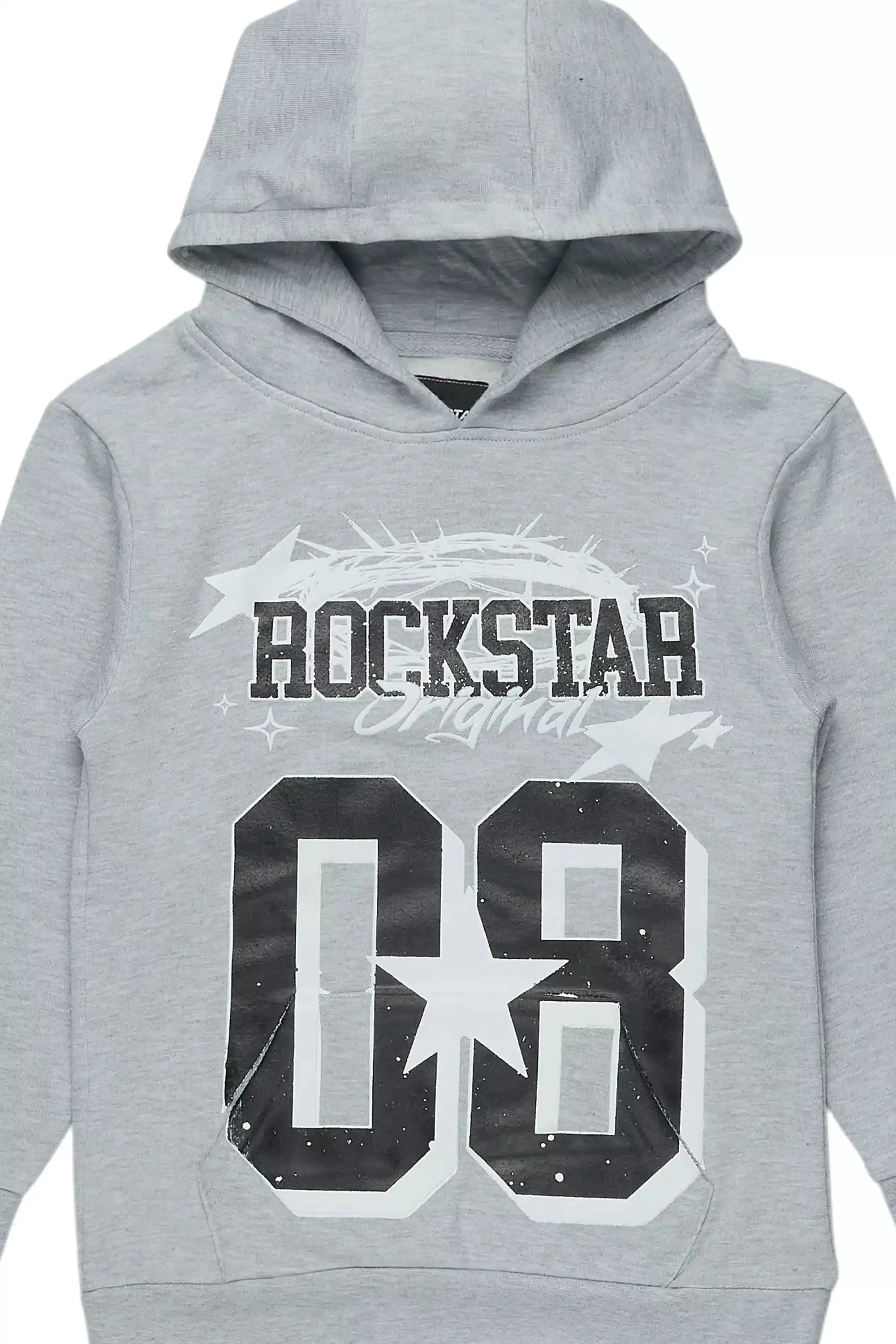 Boys Allstar Grey/Black Graphic Hoodie sold by Rockstar Original product image thumbnail 2