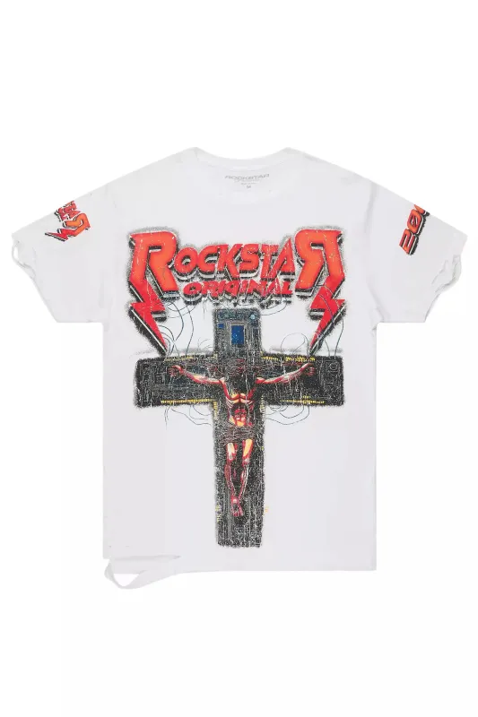Javion White Graphic T-Shirt sold by Rockstar Original