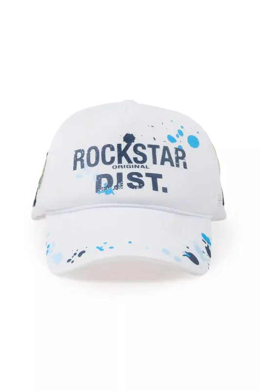 Platon White Graphic Trucker Hat sold by Rockstar Original