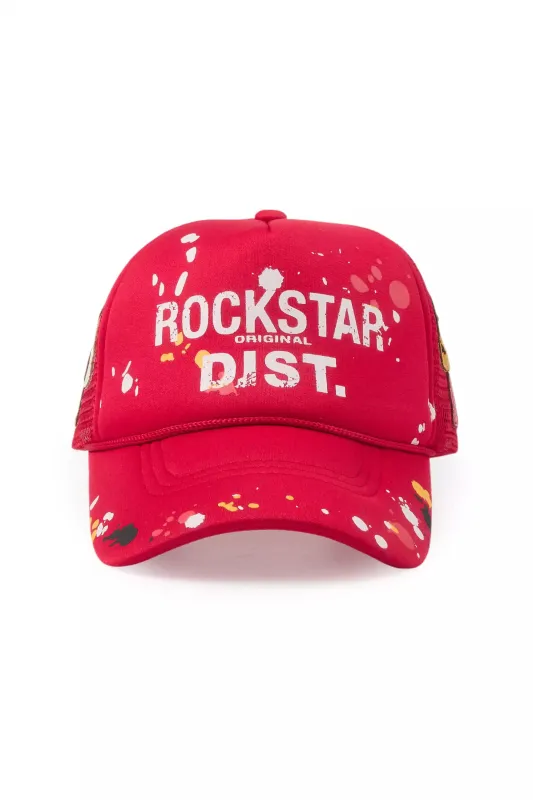 Platon Red Graphic Trucker Hat sold by Rockstar Original