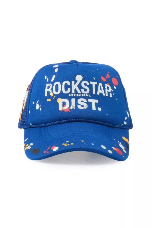 Platon Royal Blue Graphic Trucker Hat sold by Rockstar Original
