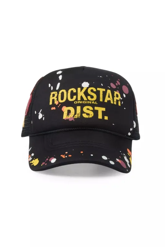 Platon Black/Yellow Graphic Trucker Hat sold by Rockstar Original