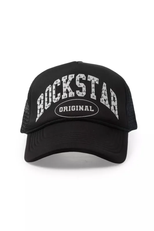 Danil Black Graphic Trucker Hat sold by Rockstar Original