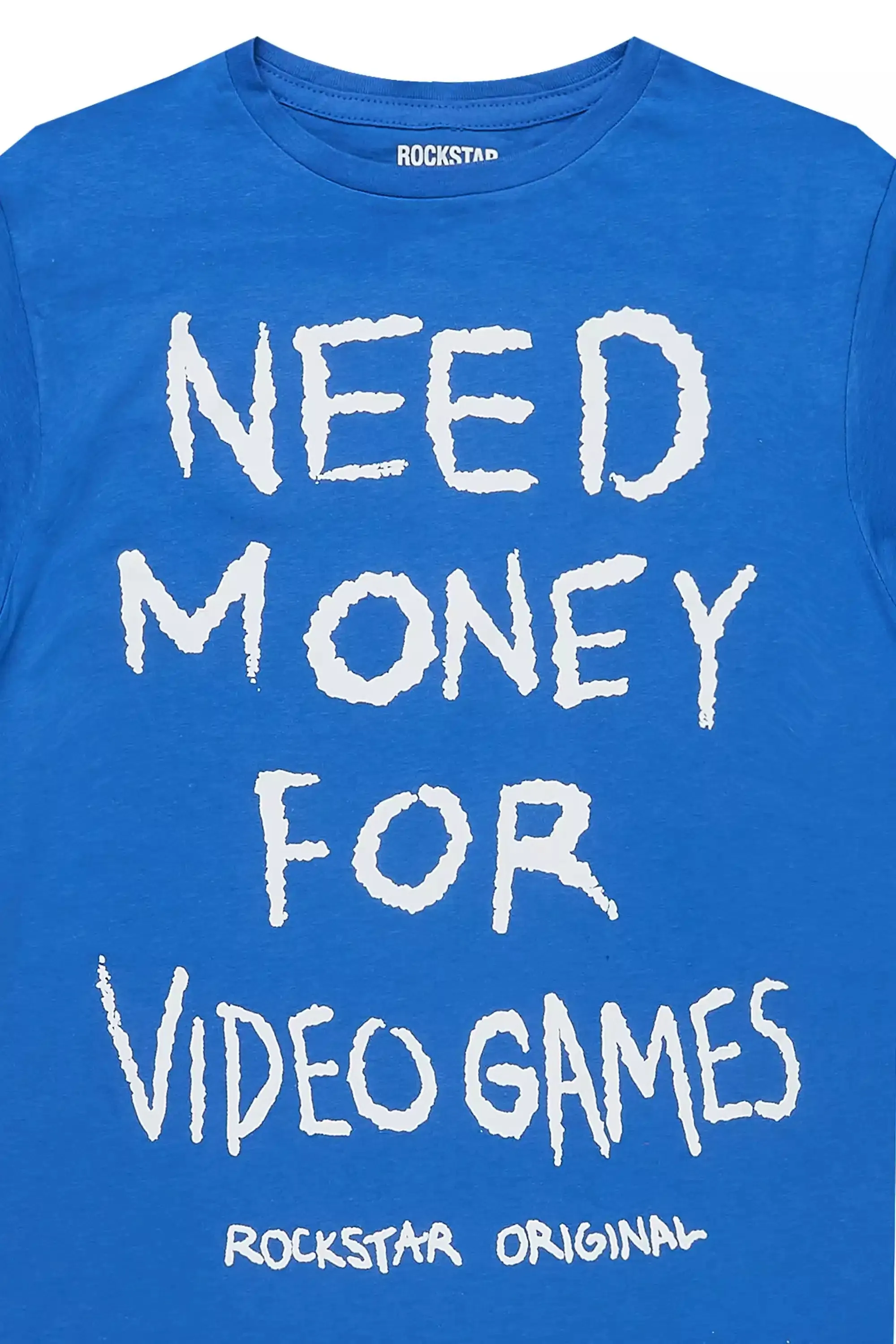 Boys M4 Video Games Royal Blue/White Graphic T-Shirt sold by Rockstar Original product image thumbnail 2
