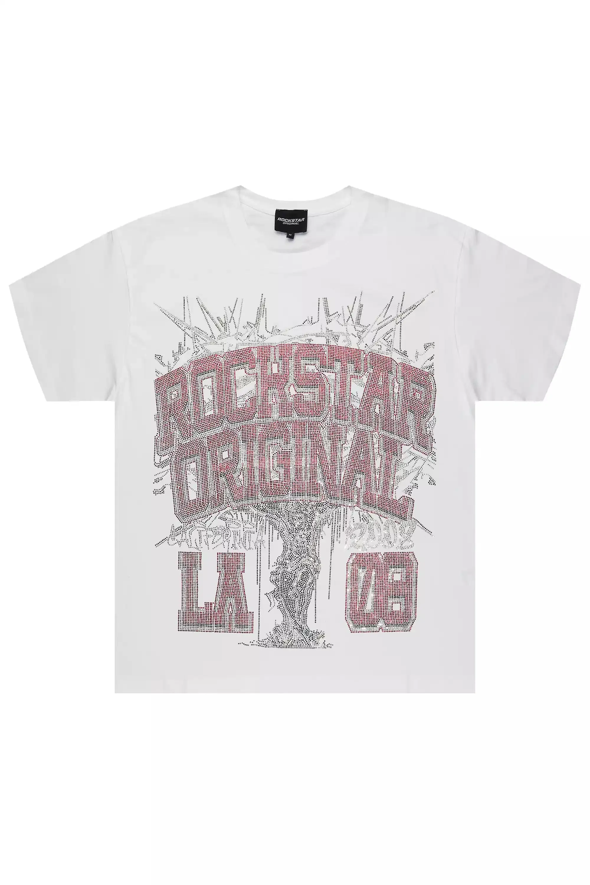Iesha White Rhinestone T-Shirt sold by Rockstar Original