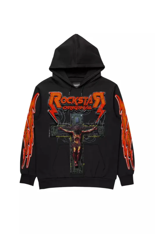 Javion Black/Red Graphic Hoodie sold by Rockstar Original