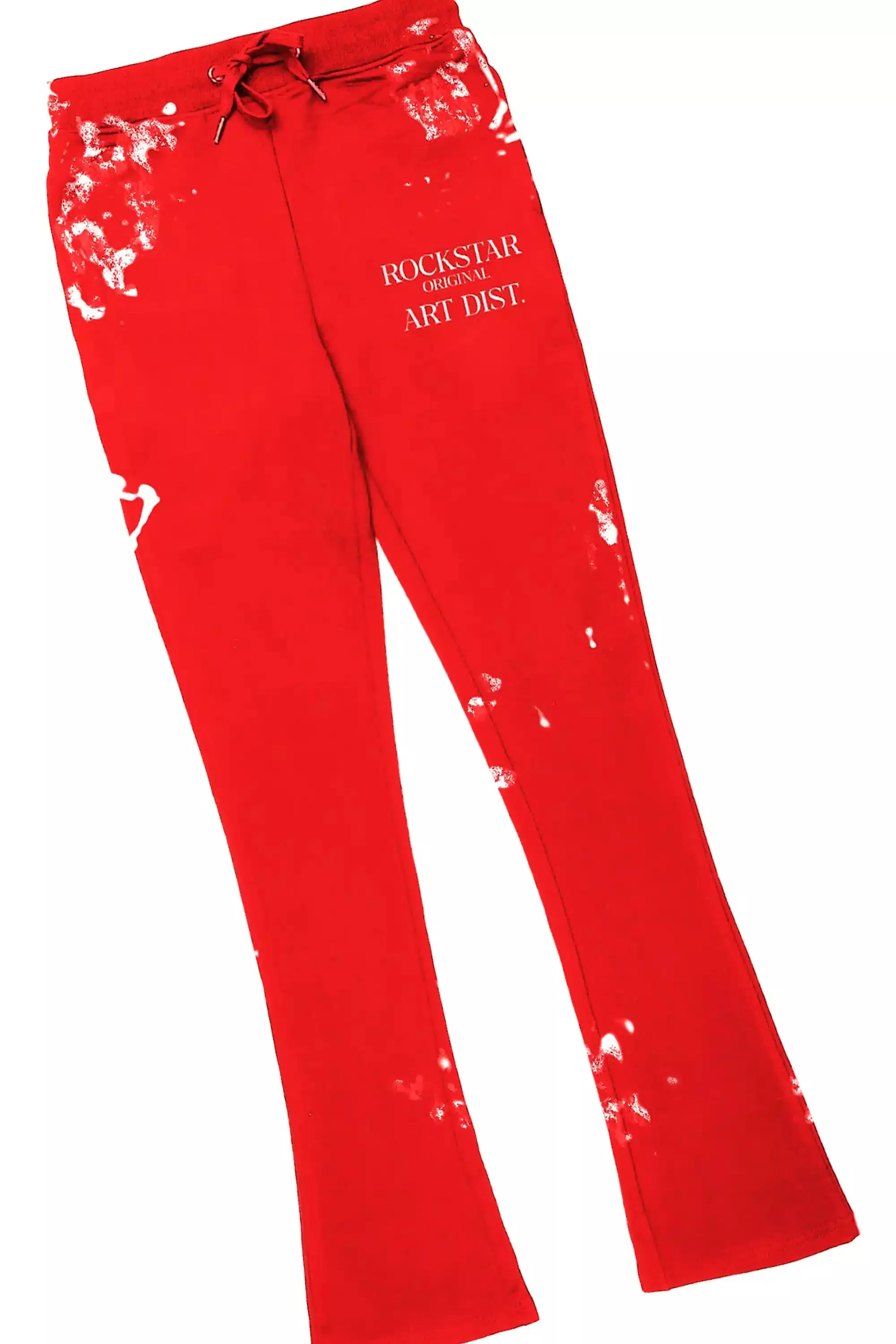Filip Red/White Hoodie/Baggy Stacked Track Pant Set sold by Rockstar Original product image thumbnail 3