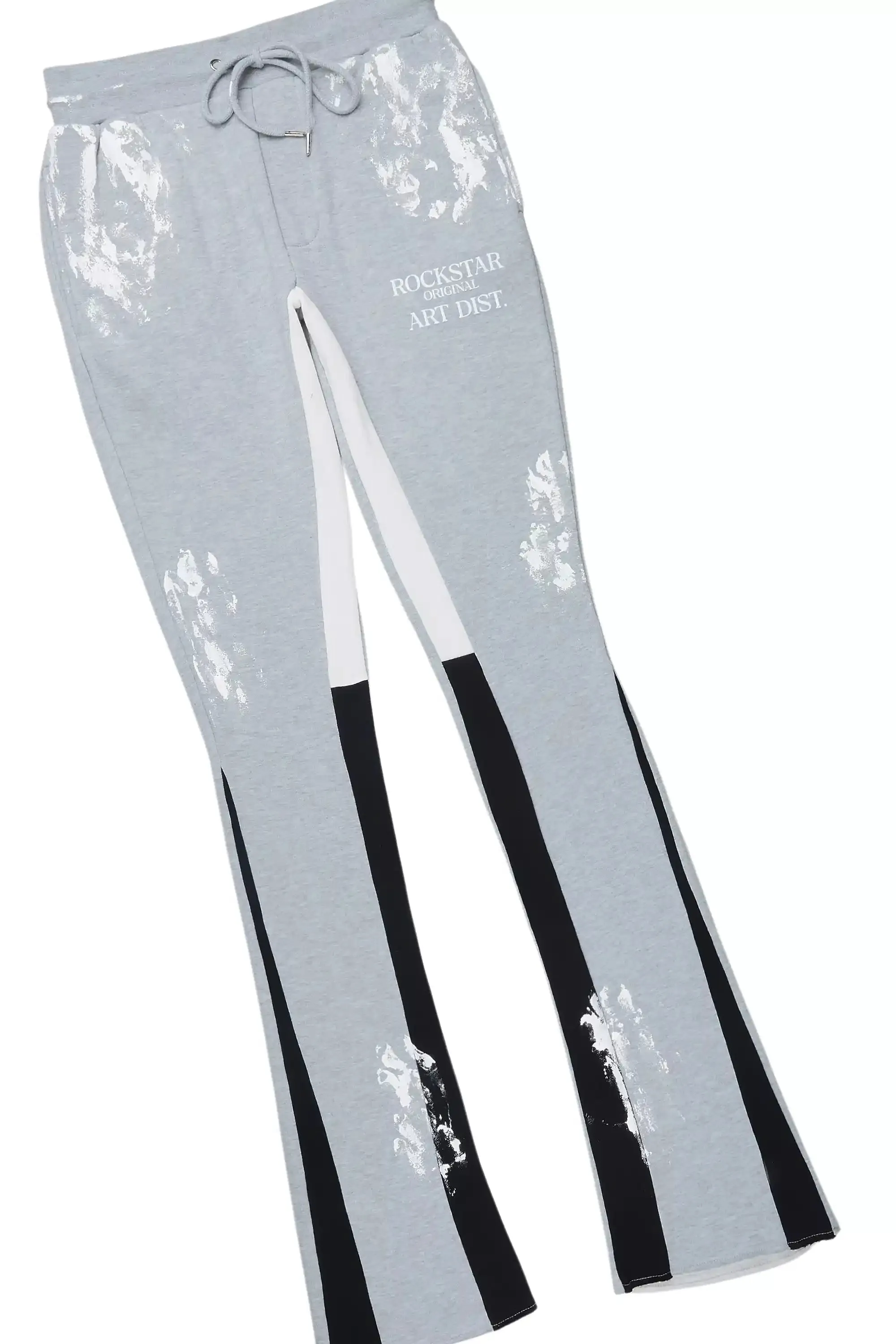 Filip Heather Grey Hoodie/Stacked Pant Track Set sold by Rockstar Original product image thumbnail 3