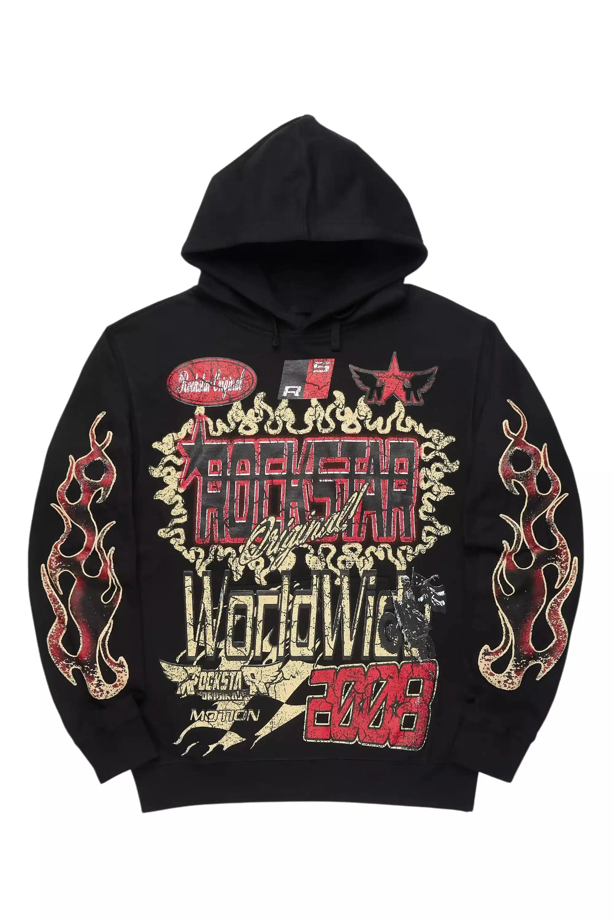 Deangelo Black/Red Graphic Hoodie sold by Rockstar Original