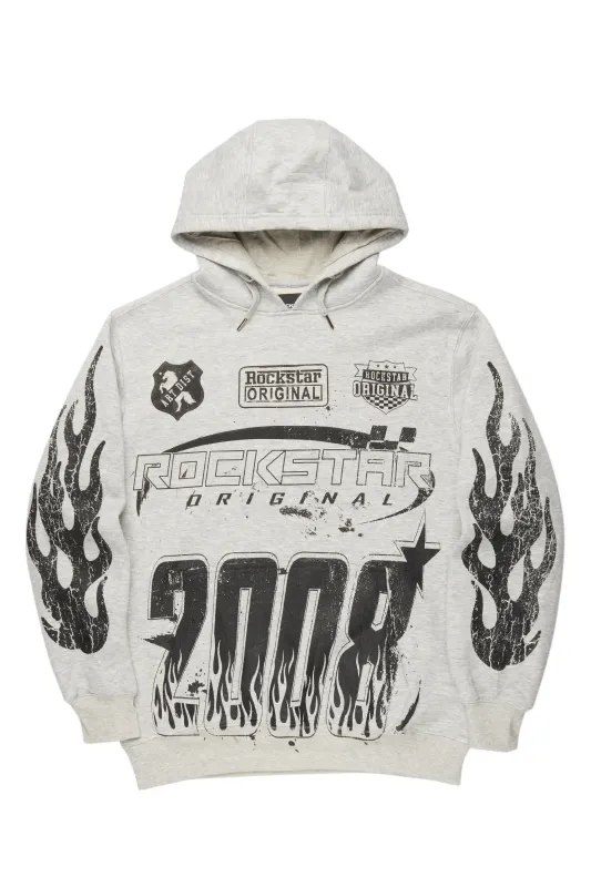 Esha Heather Grey Oversized Hoodie sold by Rockstar Original