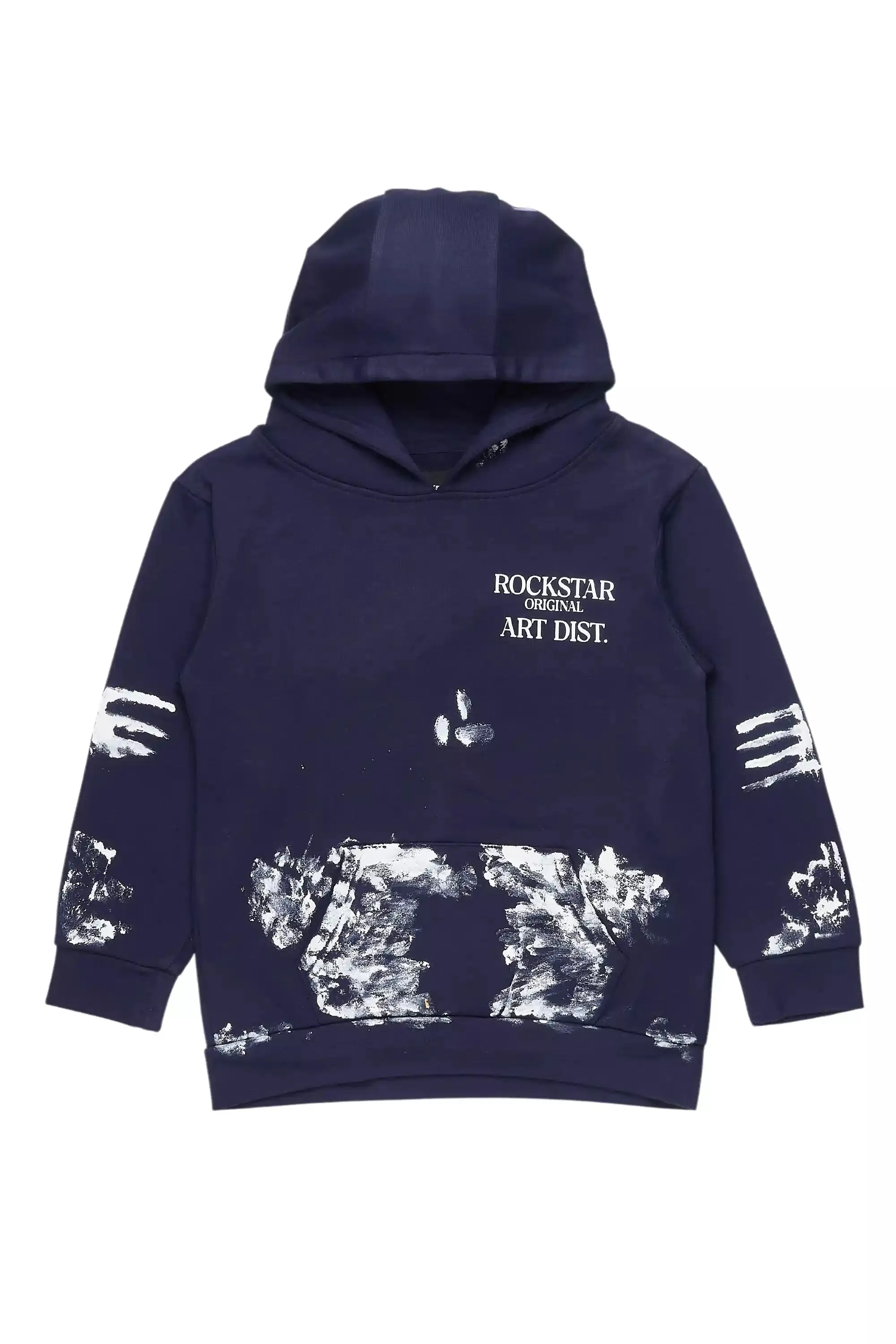 Boys Filip Navy/White Graphic Hoodie sold by Rockstar Original