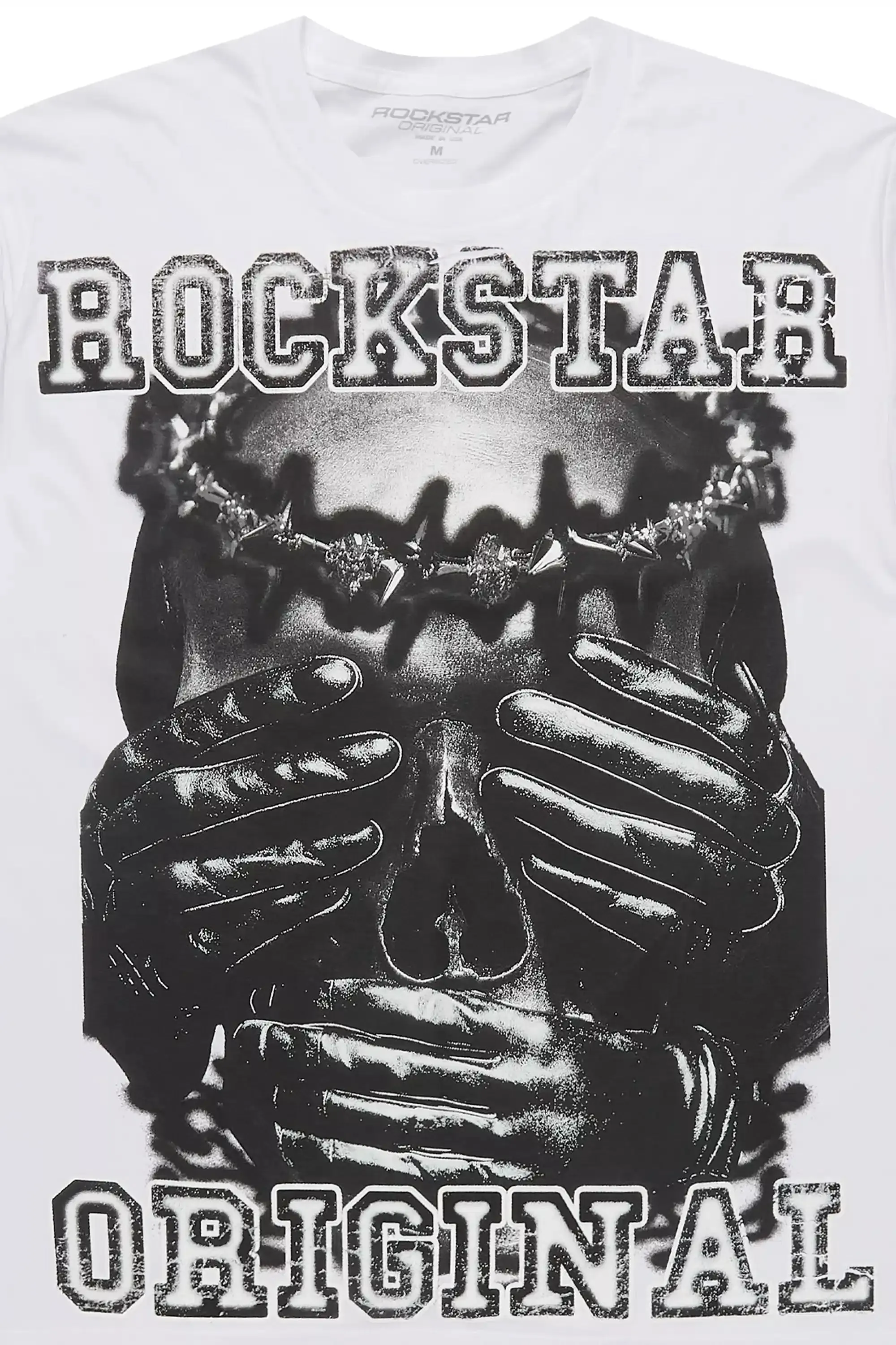 Eden White Oversized Graphic T-Shirt sold by Rockstar Original product image thumbnail 2