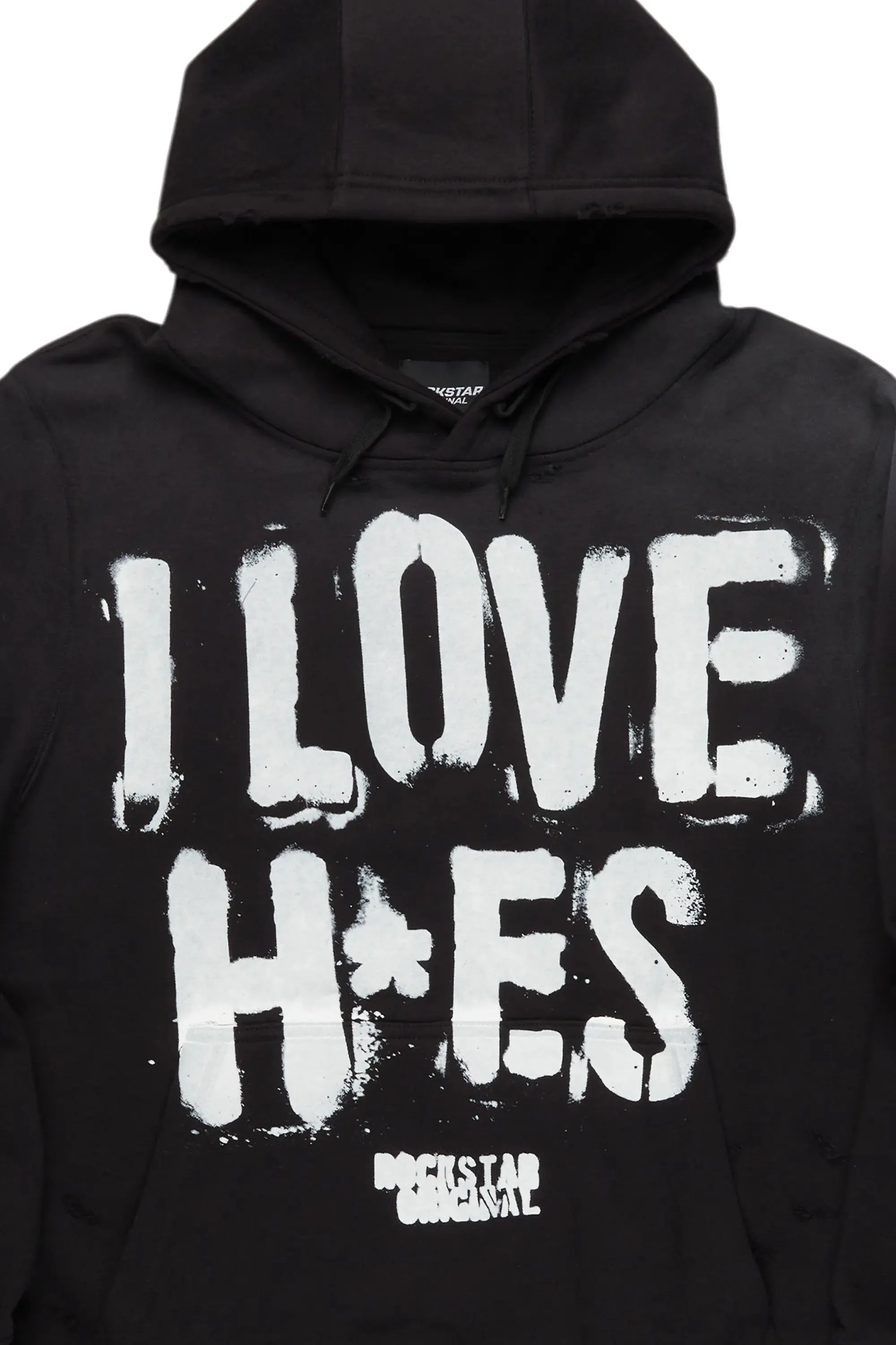 Tanasya Black Oversized Hoodie sold by Rockstar Original product image thumbnail 2