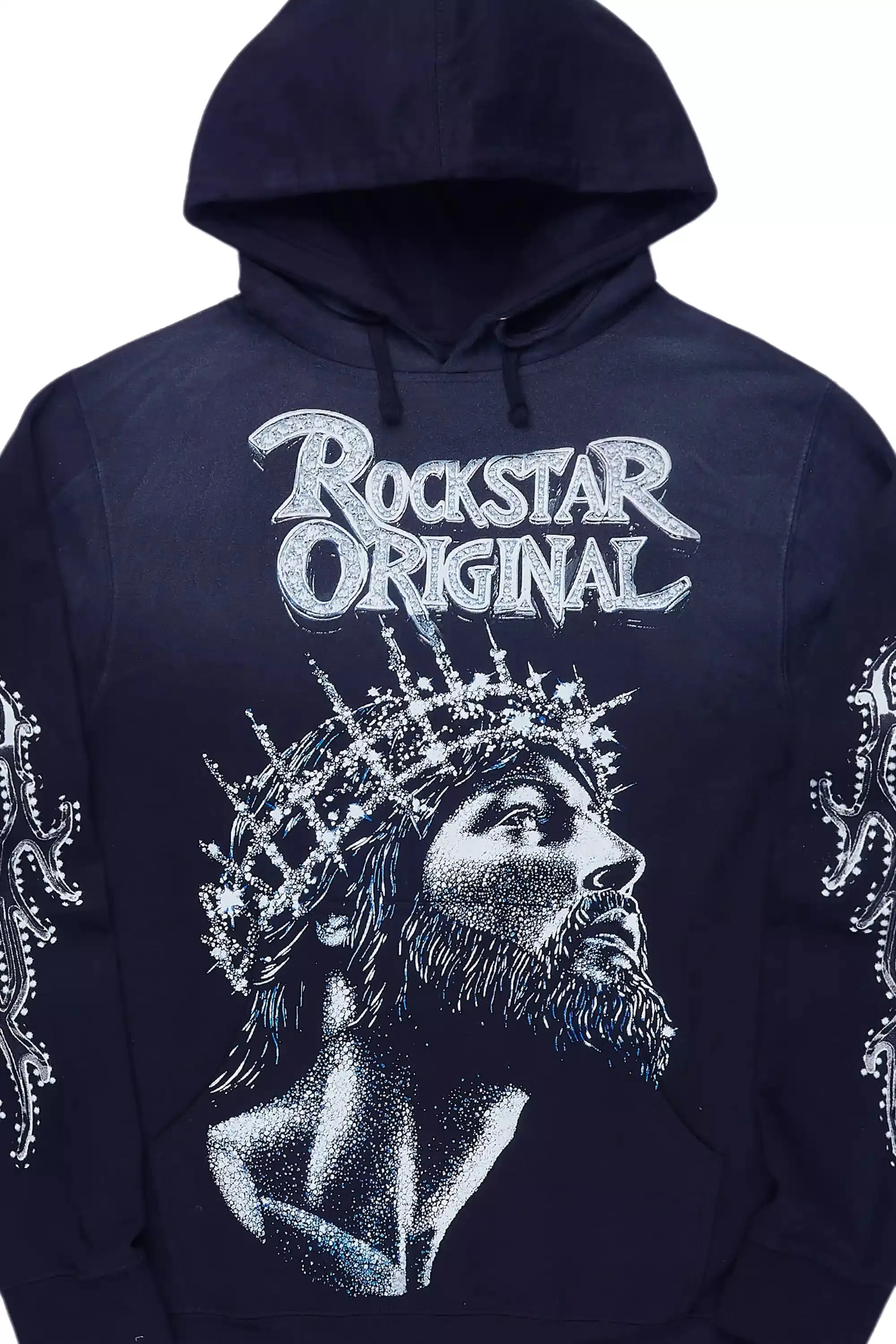 Lathora Navy Graphic Hoodie sold by Rockstar Original product image thumbnail 2