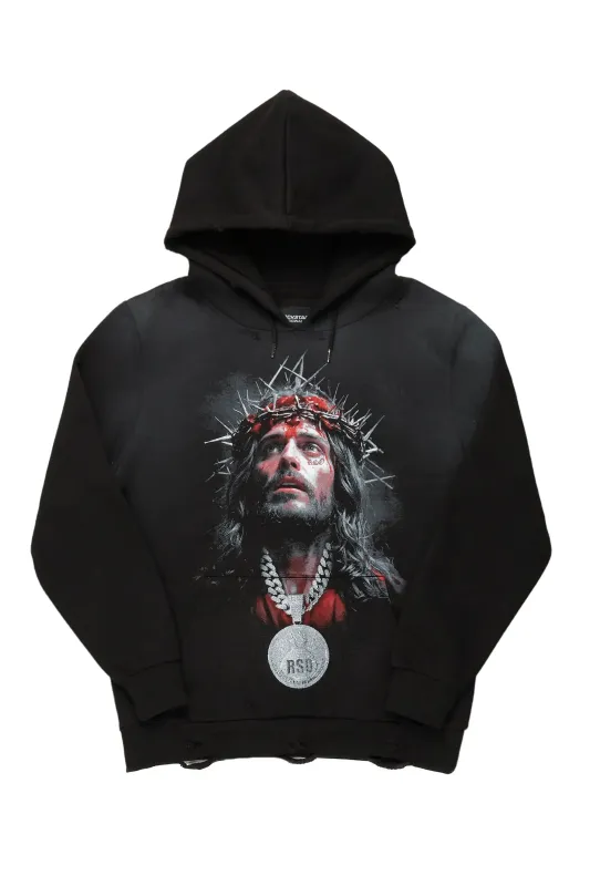 Rongela Black Oversized Hoodie sold by Rockstar Original