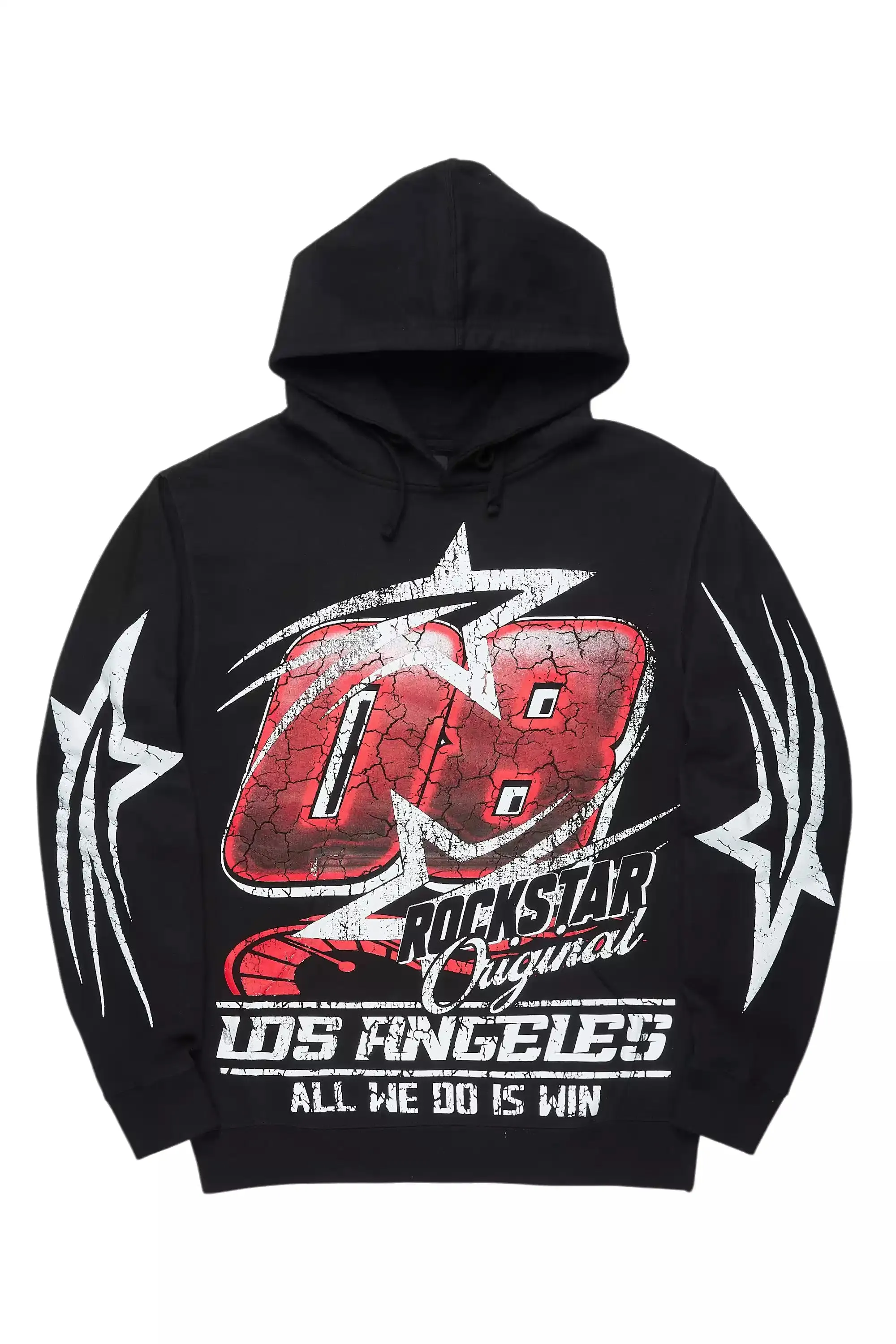 Retta Black Graphic Hoodie sold by Rockstar Original