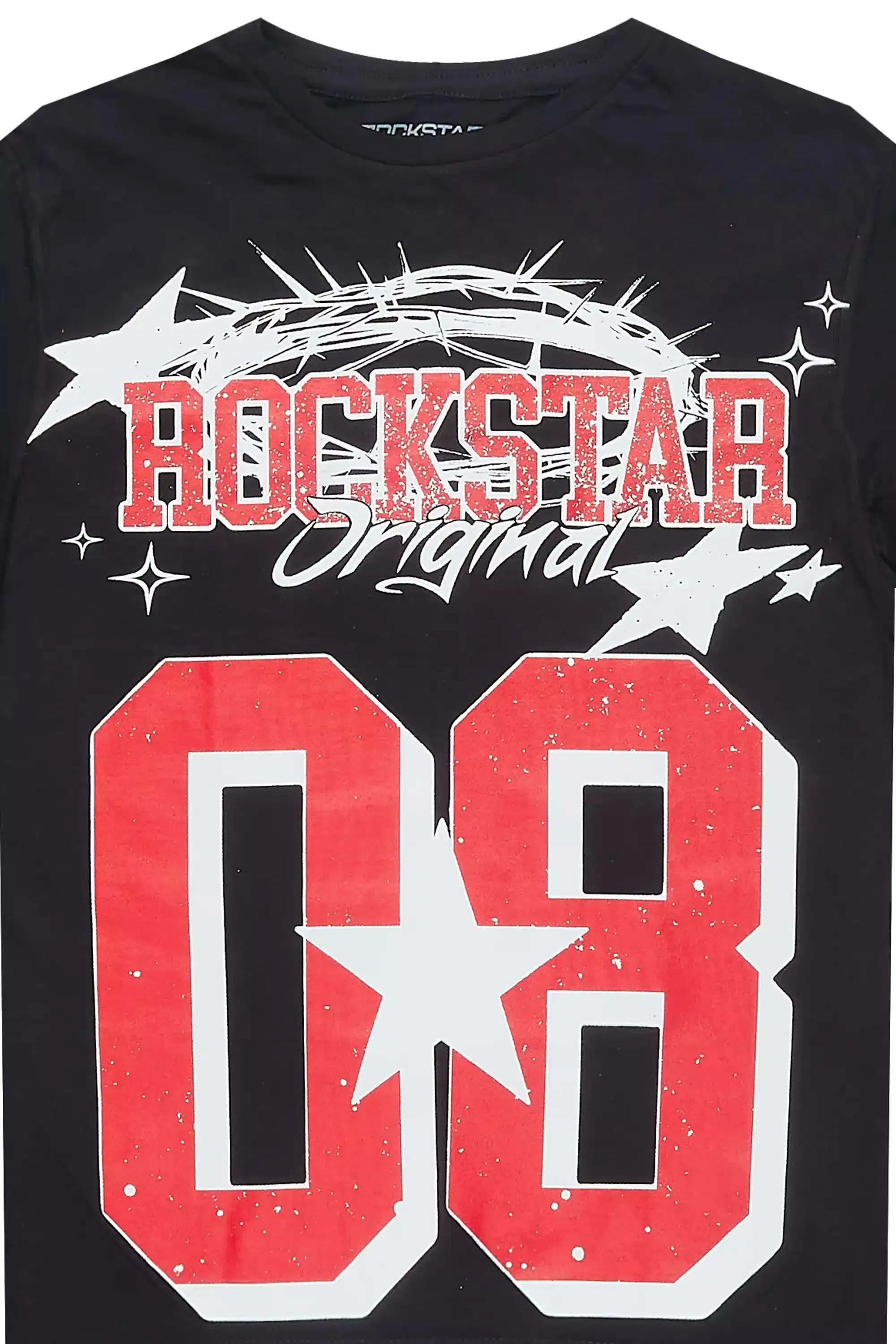 Boys Allstar Black/Red Graphic T-Shirt sold by Rockstar Original product image thumbnail 2