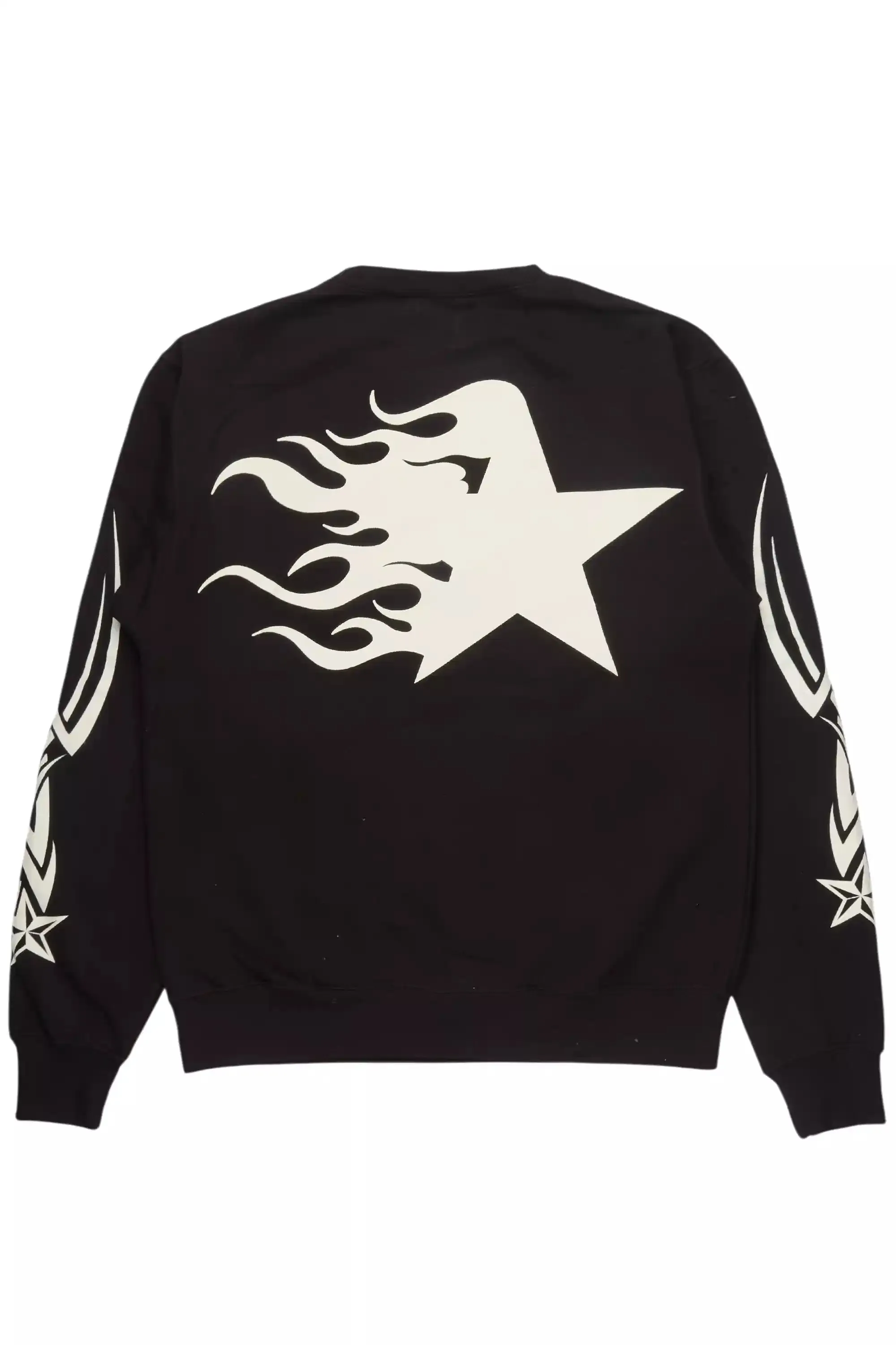 Danehsa Black Graphic Crewneck Sweatshirt sold by Rockstar Original product image thumbnail 3