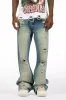 Discolite Rhinestone Medium Blue Baggy Jean sold by Rockstar Original