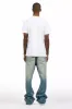 Discolite Rhinestone Medium Blue Baggy Jean sold by Rockstar Original
