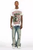 Discolite Rhinestone Medium Blue Baggy Jean sold by Rockstar Original