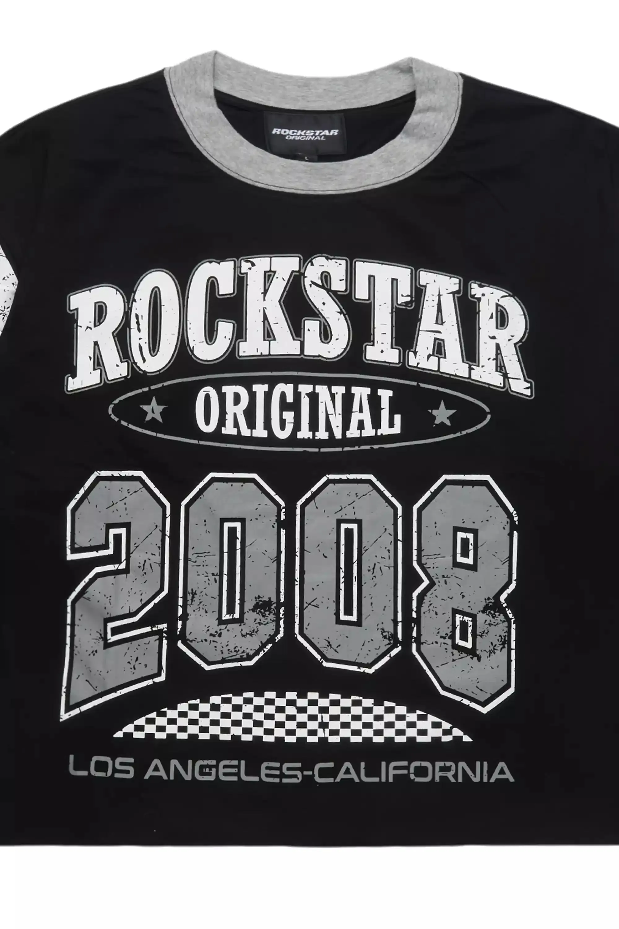 Jaren Black Boxy Crop T-Shirt sold by Rockstar Original product image thumbnail 2