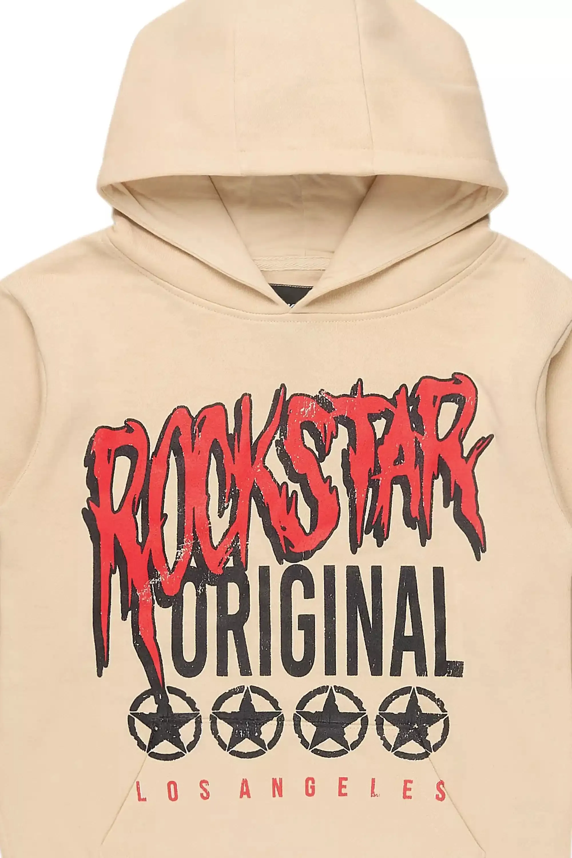 Boys Wizzurd Beige/Red Graphic Hoodie sold by Rockstar Original product image thumbnail 2