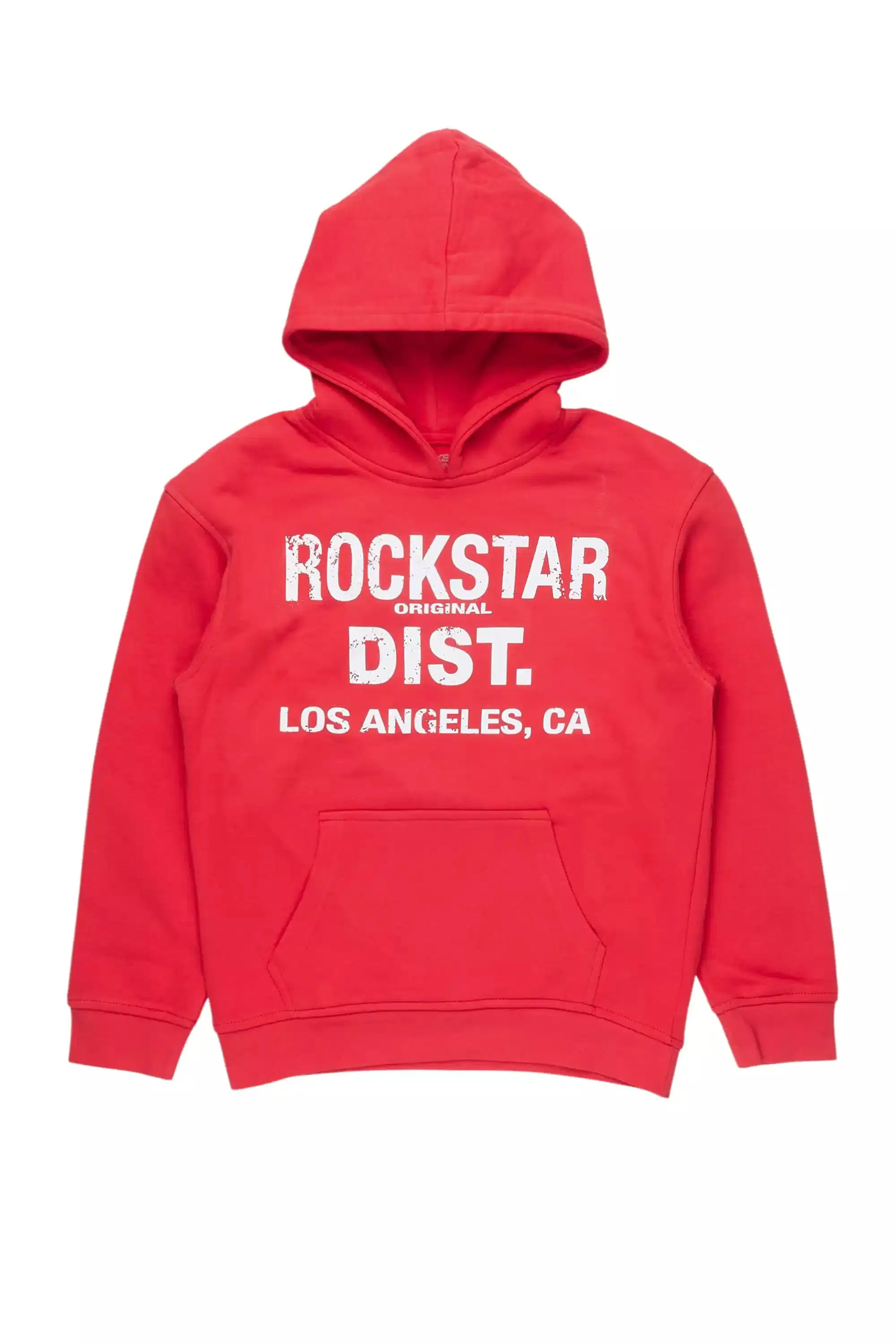 Boys Koen Red/White Graphic Hoodie sold by Rockstar Original
