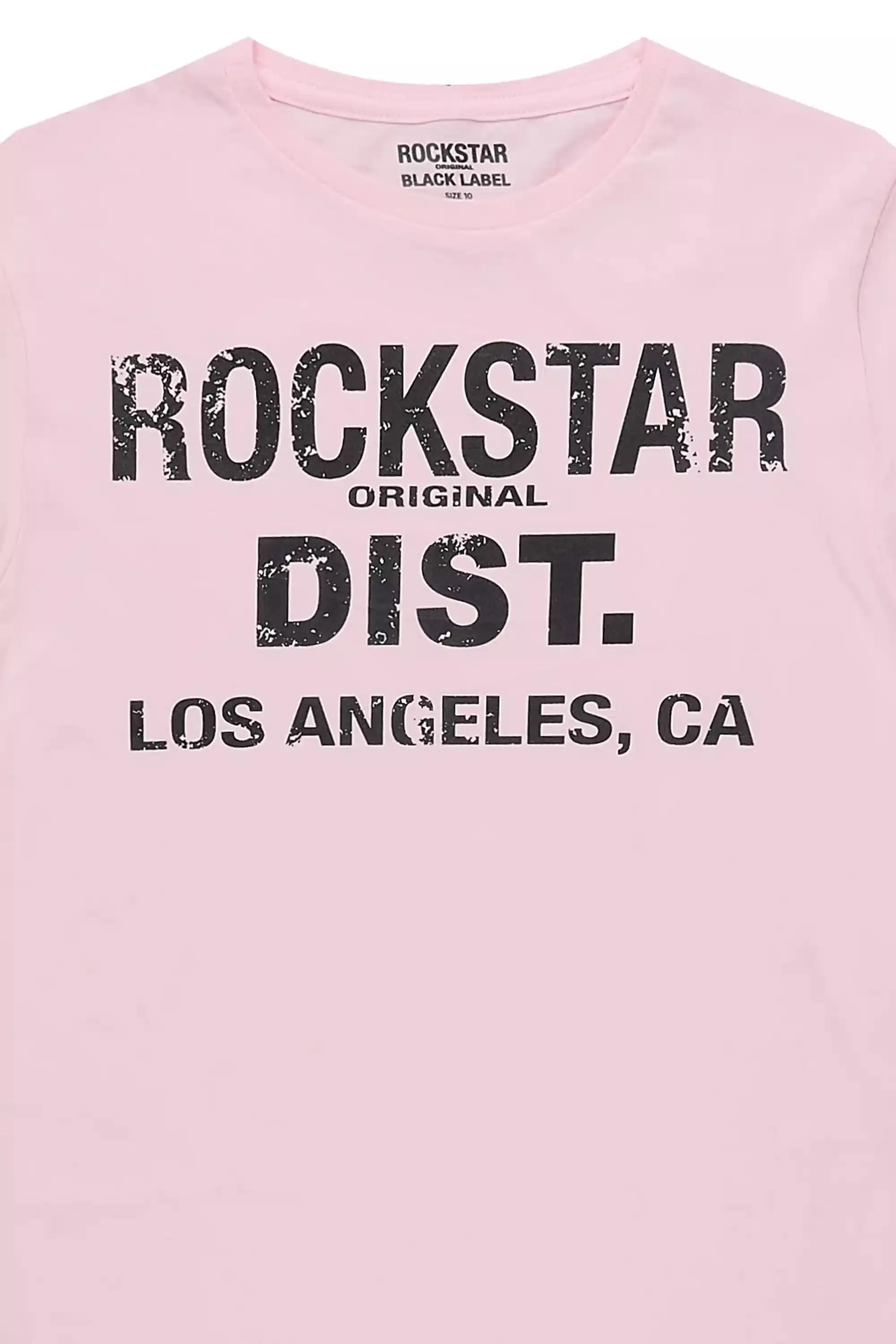 Boys Koen Light Pink/Black Graphic T-Shirt sold by Rockstar Original product image thumbnail 2