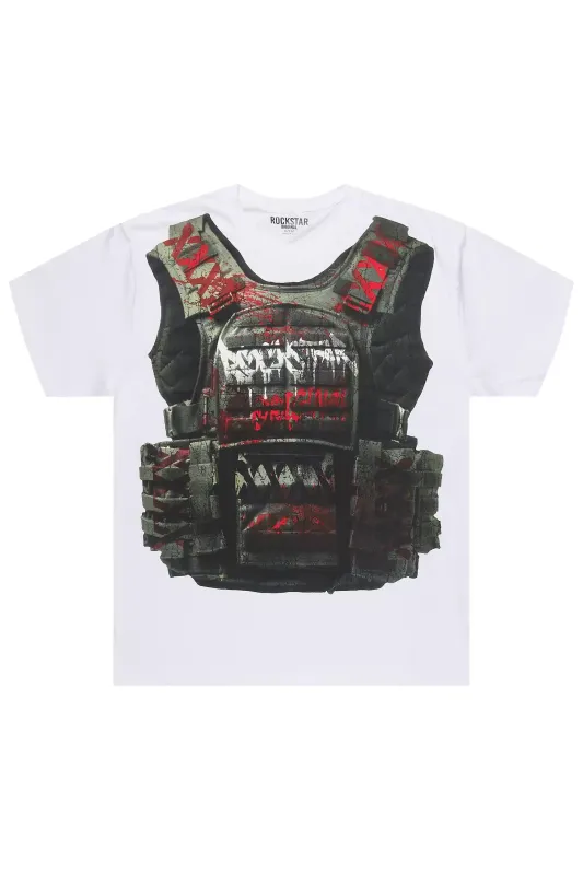 Reilly White Graphic T-Shirt sold by Rockstar Original