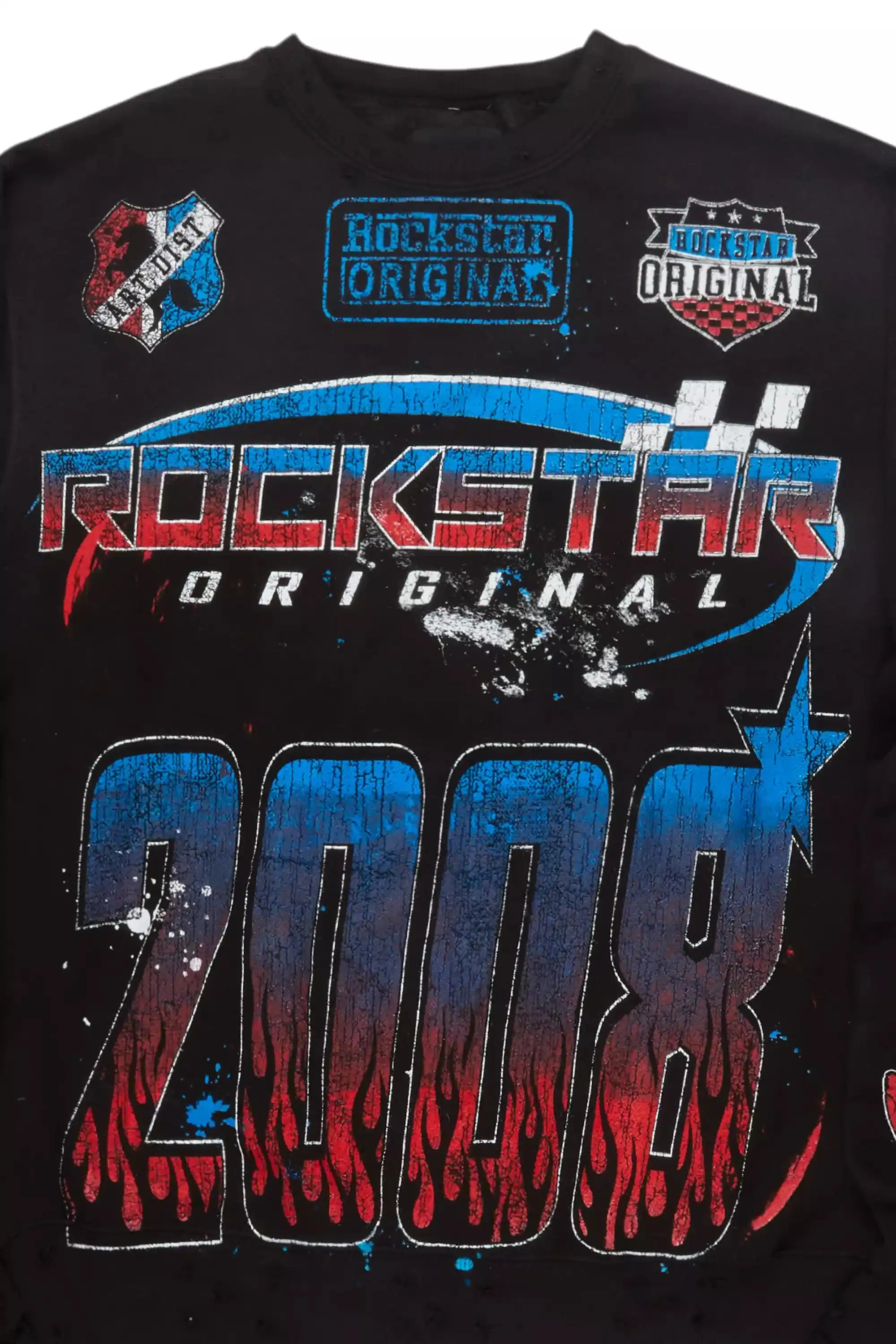 Amos Multi Graphic Crewneck sold by Rockstar Original product image thumbnail 5